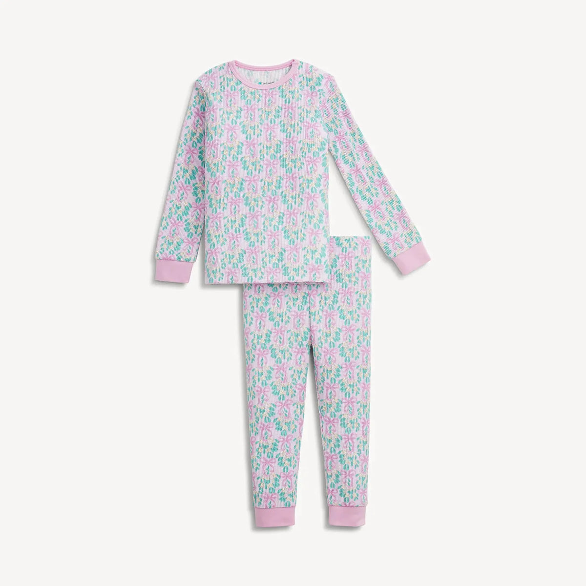 Mistle Bow Waffle Two Piece