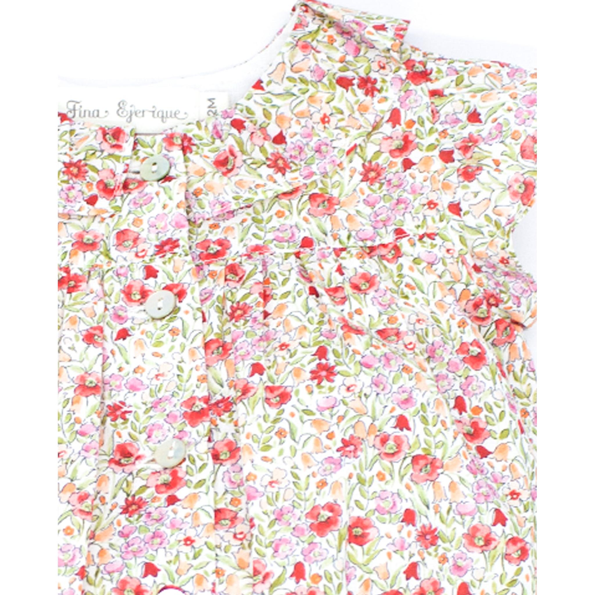 Ruffle Sleeve FLoral Print Romper