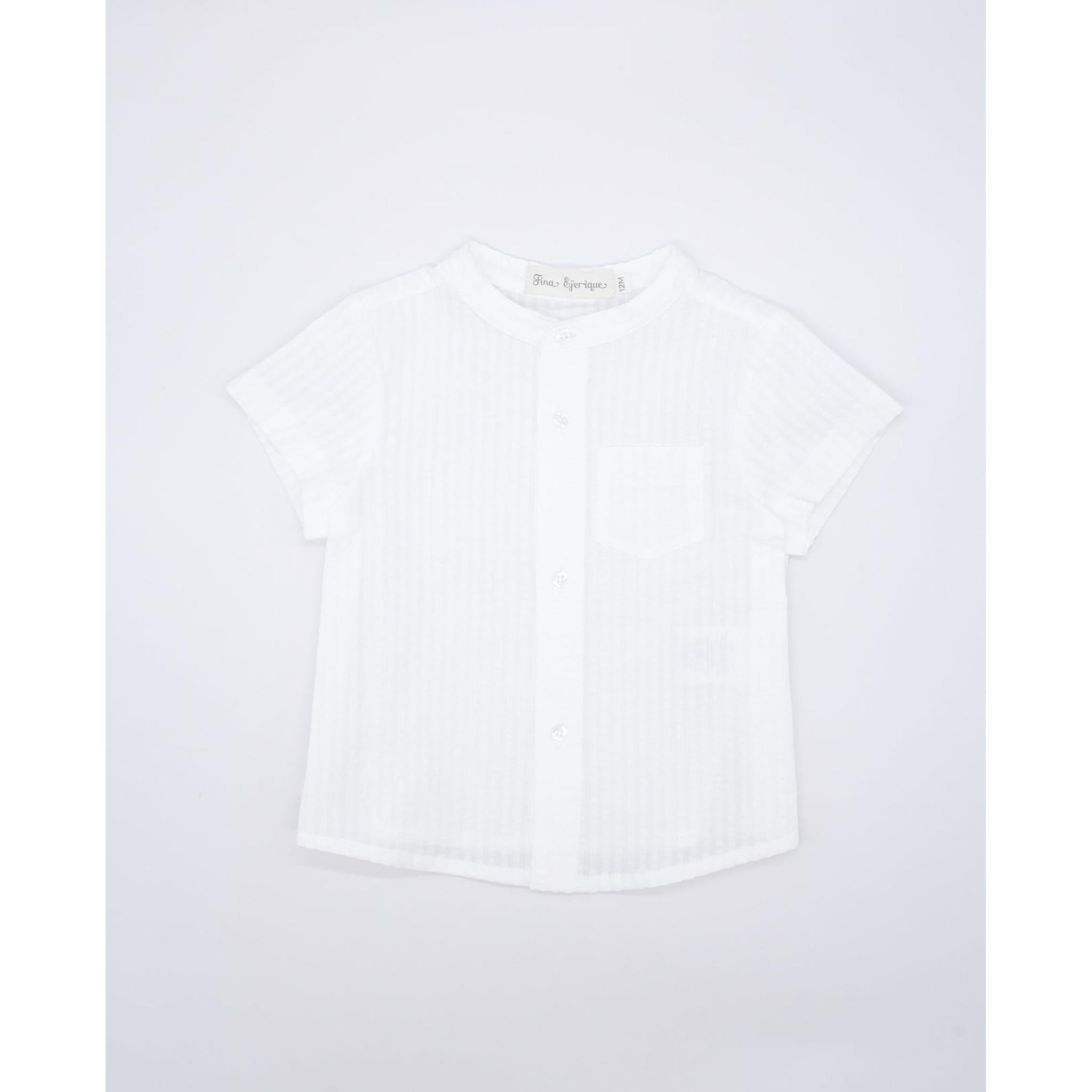 Navy Stripes Baby Short Set