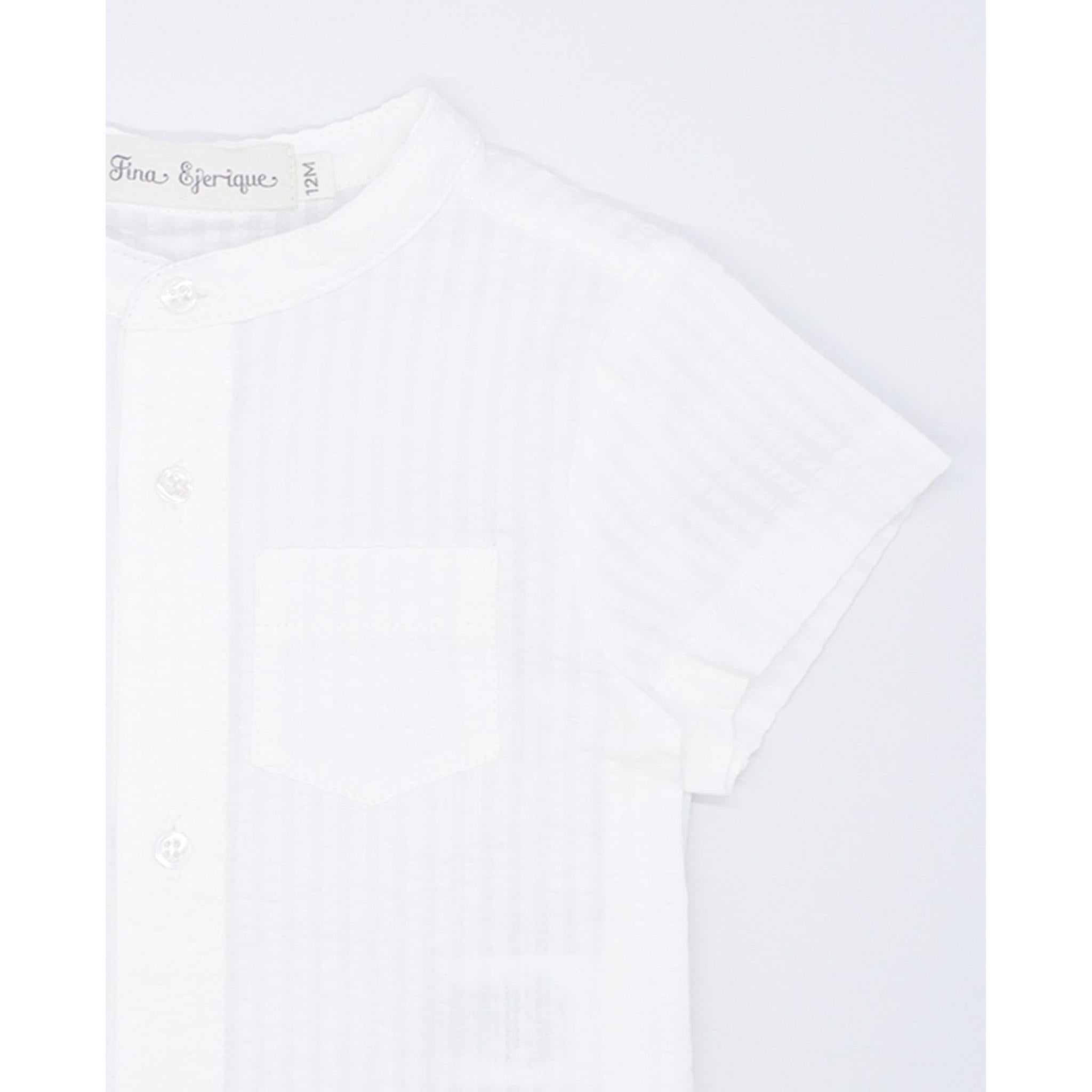 Navy Stripes Baby Short Set