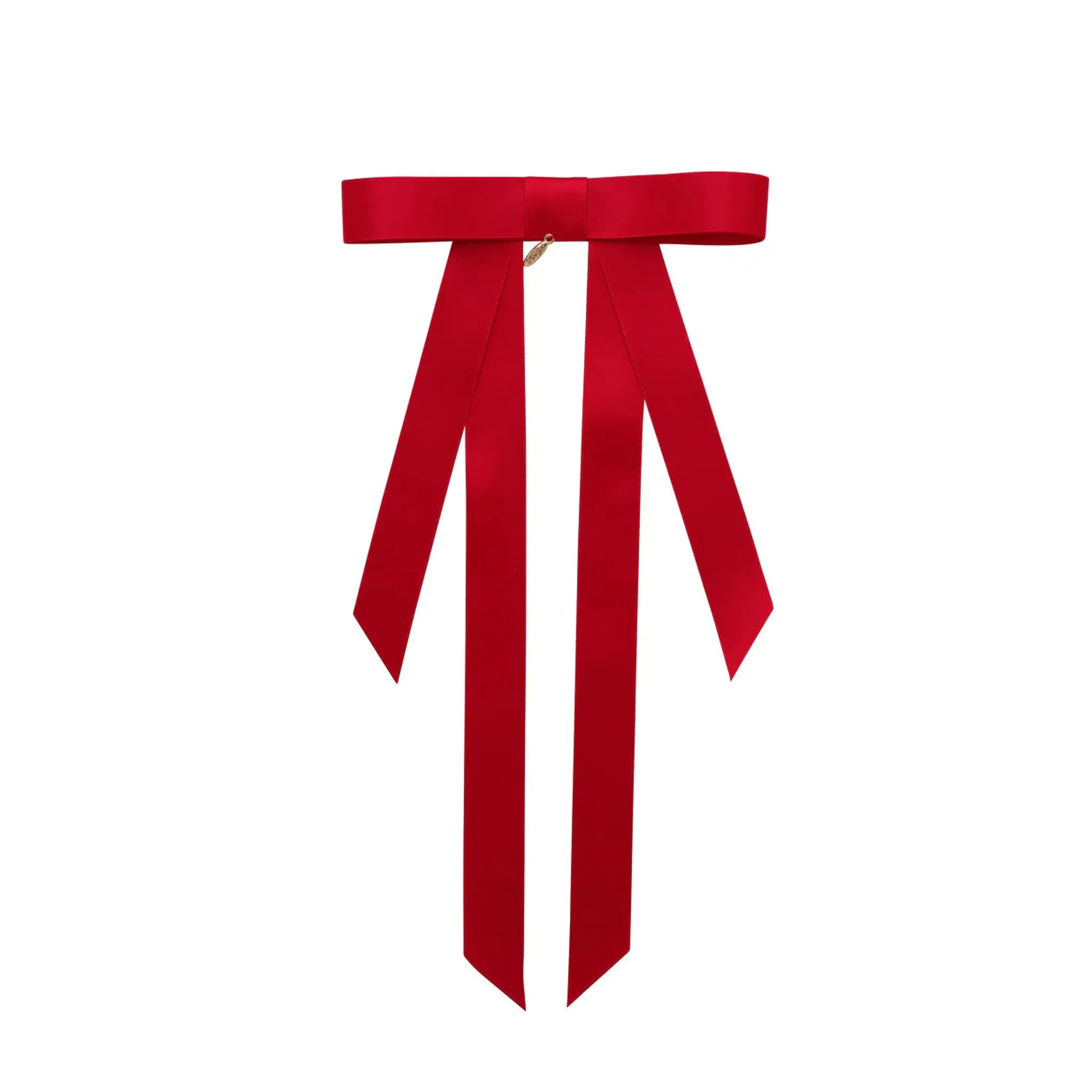 Piper Bow Long Satin Clip