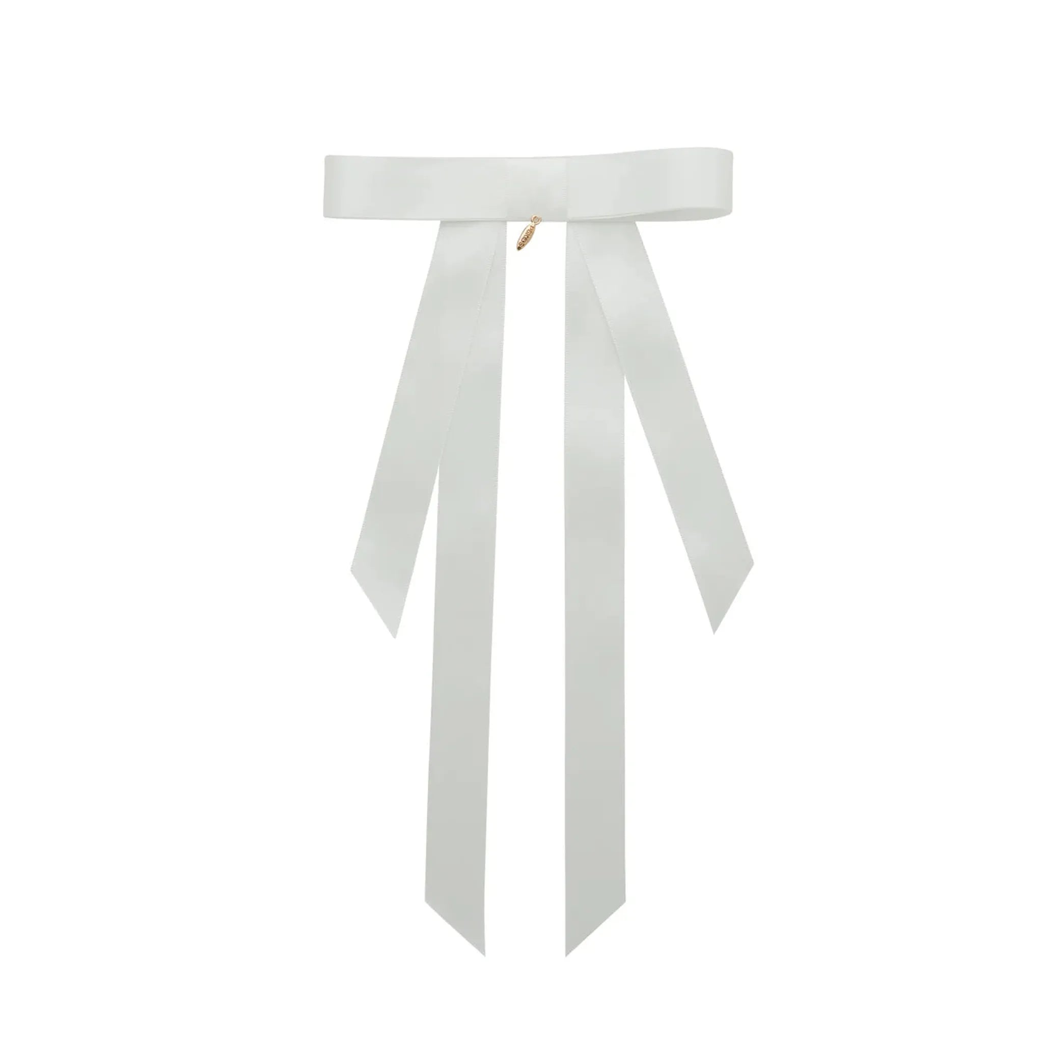 Piper Bow Long Satin Clip