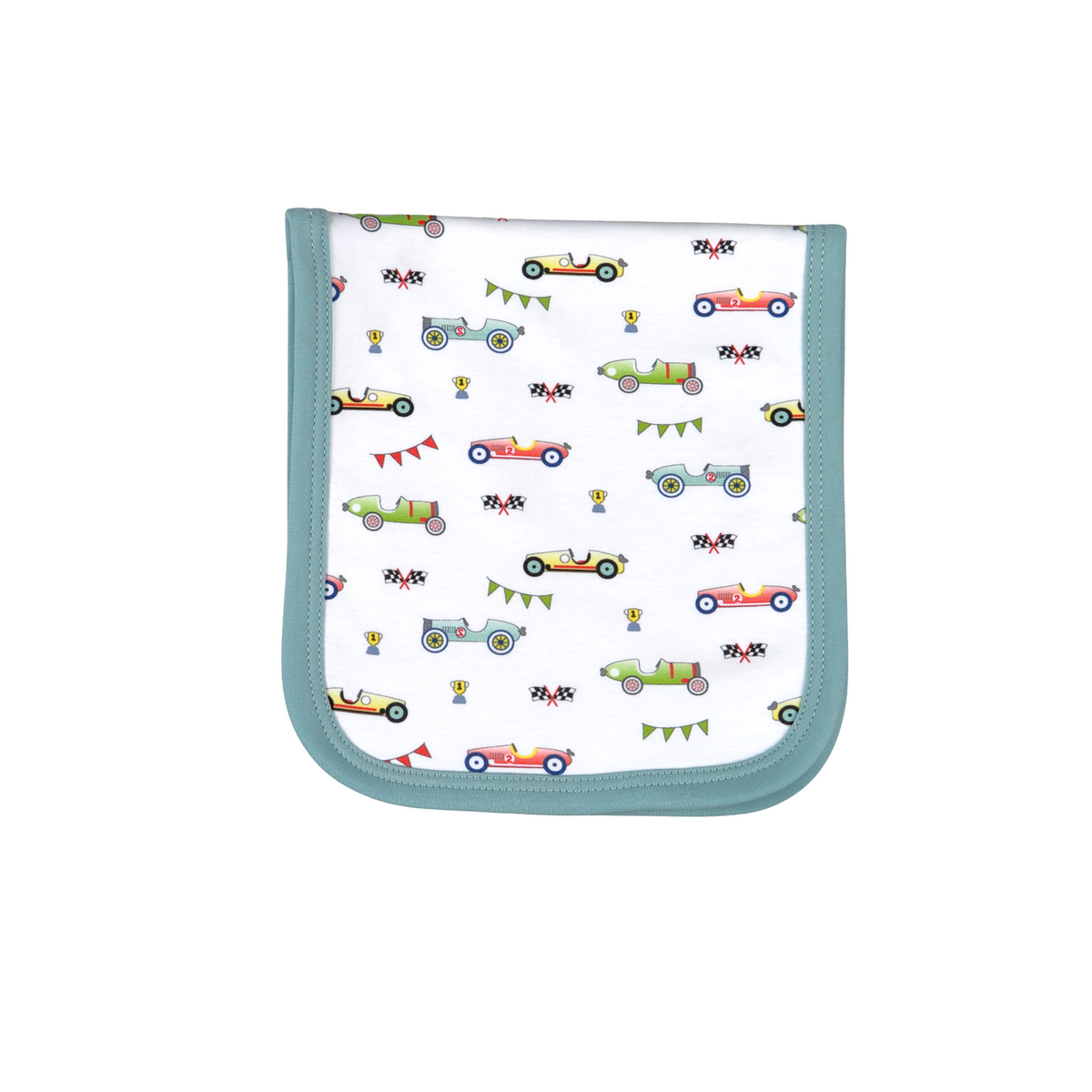 Racing Cars Burp & Bib Set