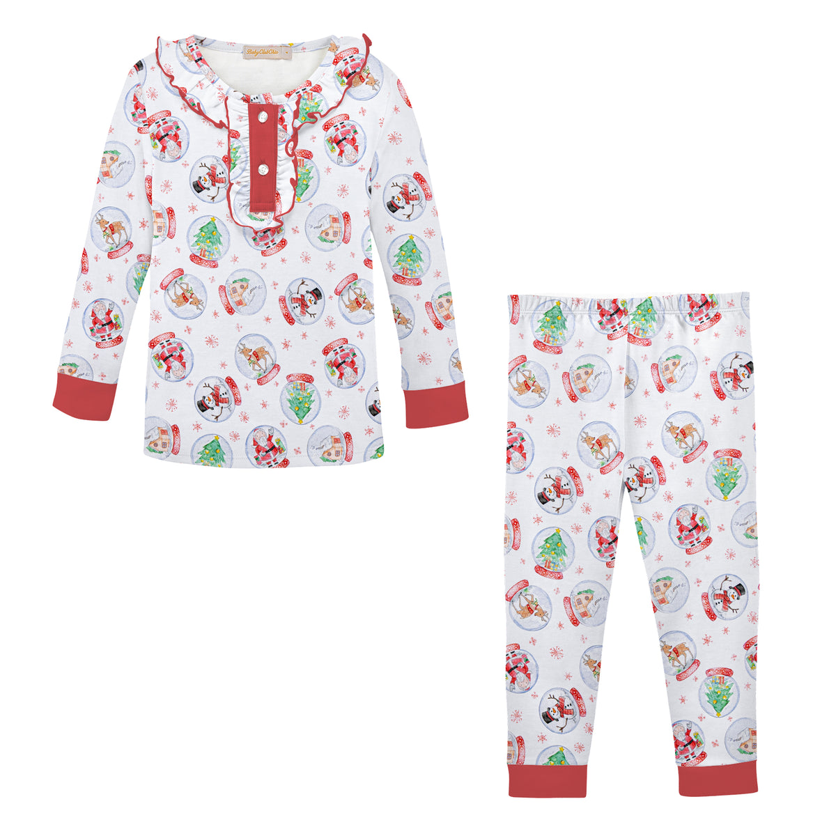 Pre Order - Girl Magic Snow Globes Pima Two Piece