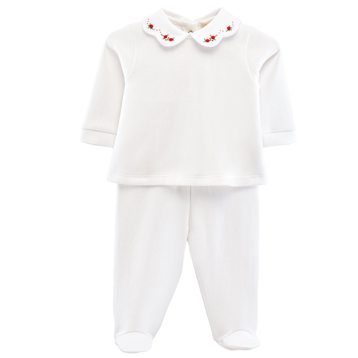 Pre Order - My First Christmas Embroidered Pima Set