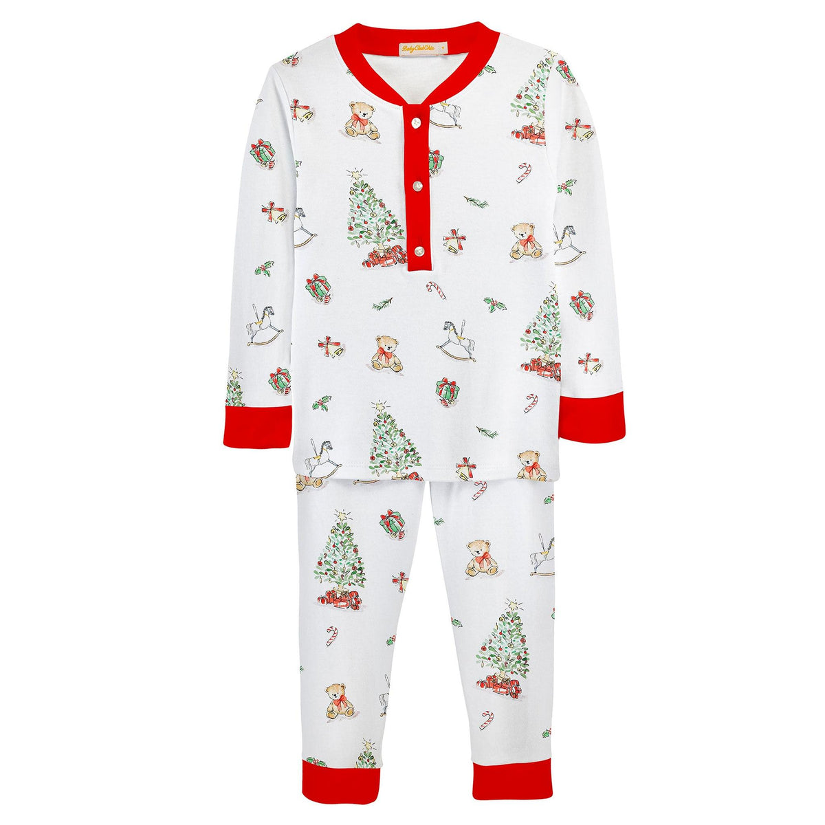 Boy Christmas Tree Pima Two Piece