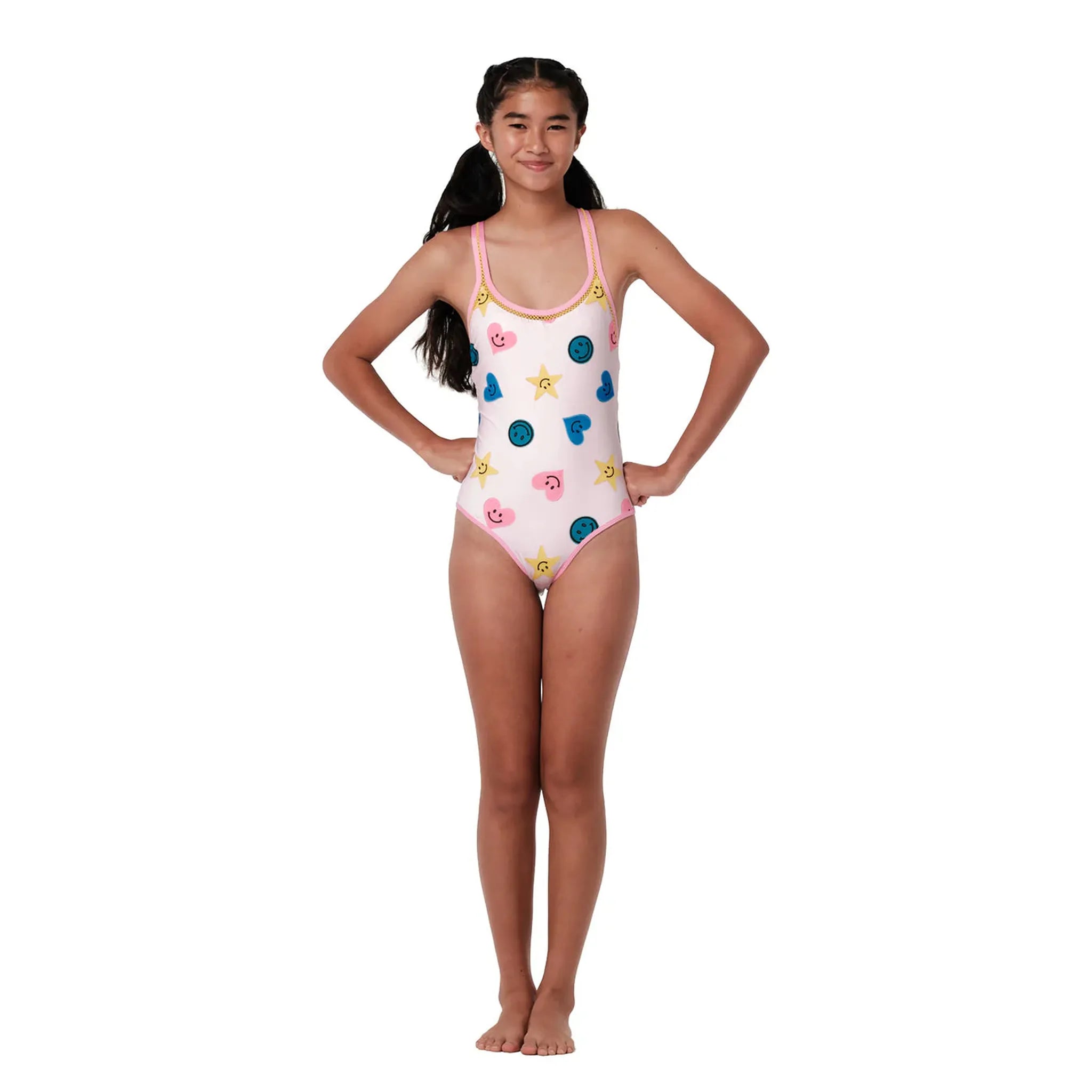 Crossed - Happy Day Pink One Piece