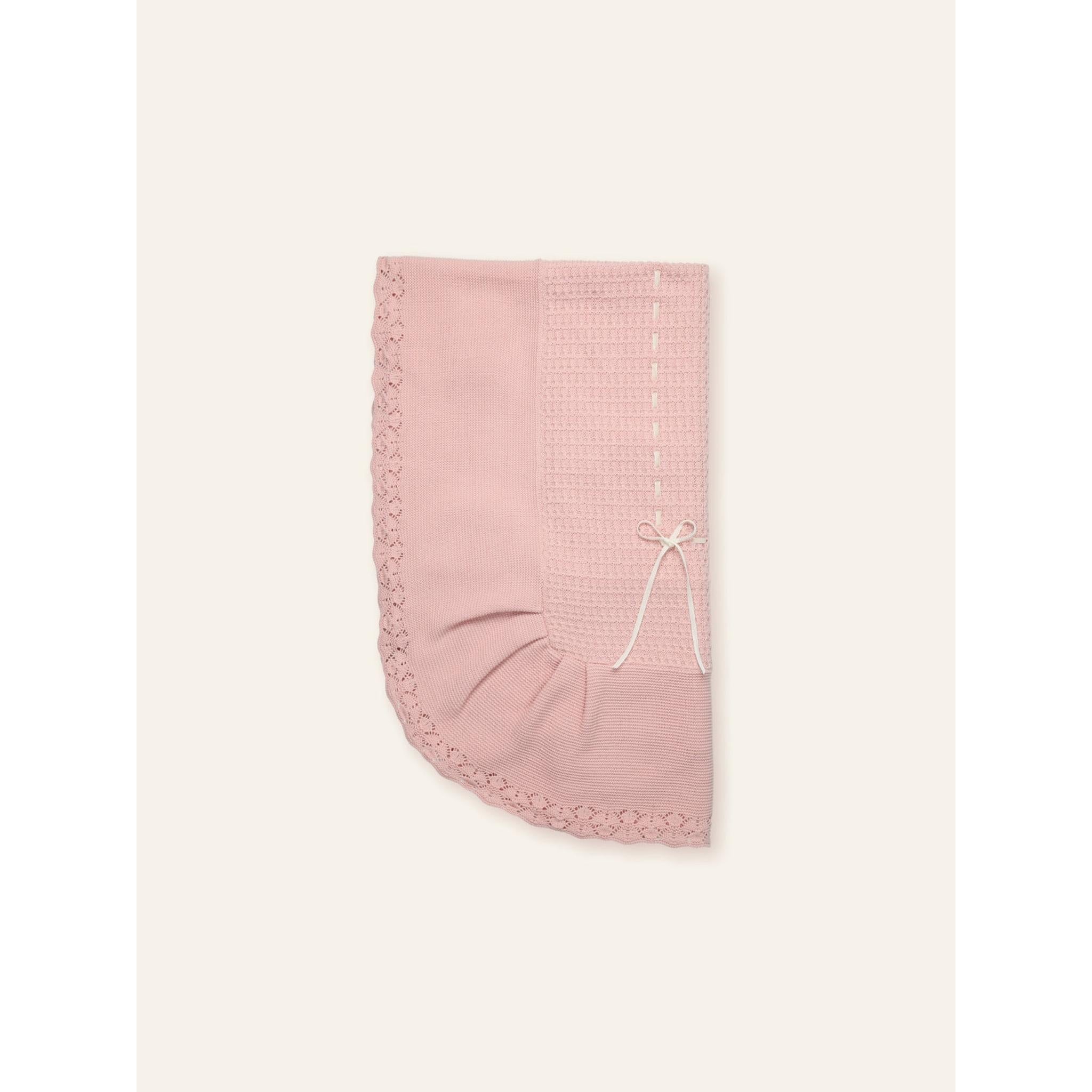 Fleur Vintage Knitted Blanket
