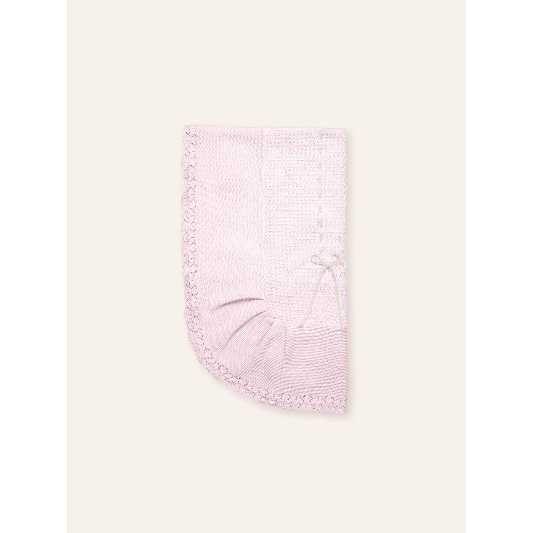 Fleur Vintage Knitted Blanket