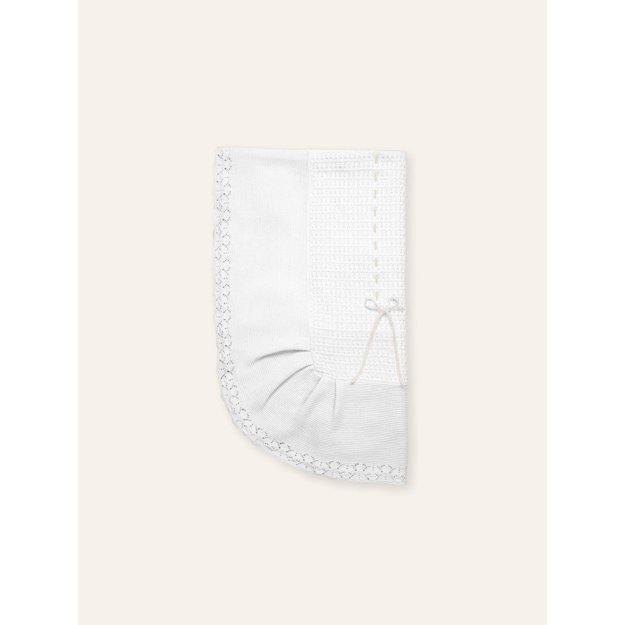 Fleur Vintage Knitted Blanket