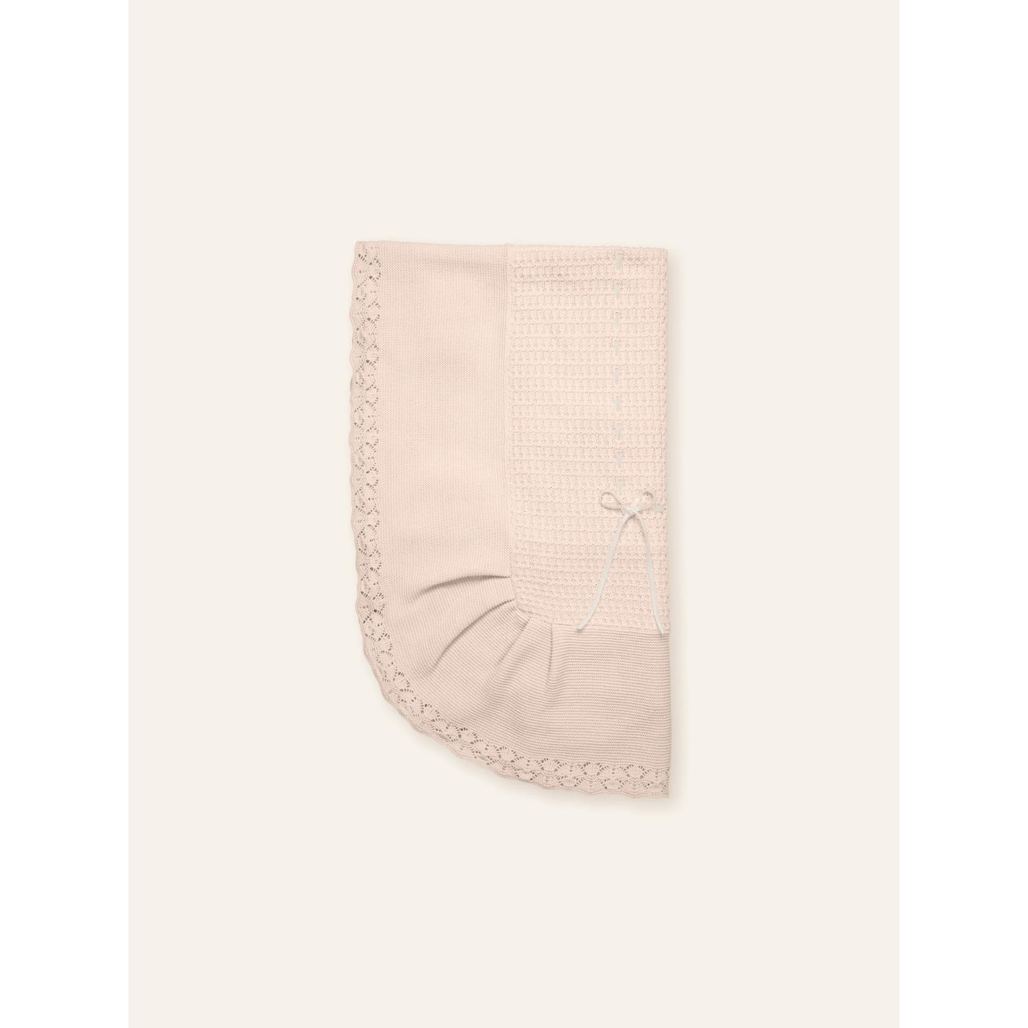 Fleur Vintage Knitted Blanket