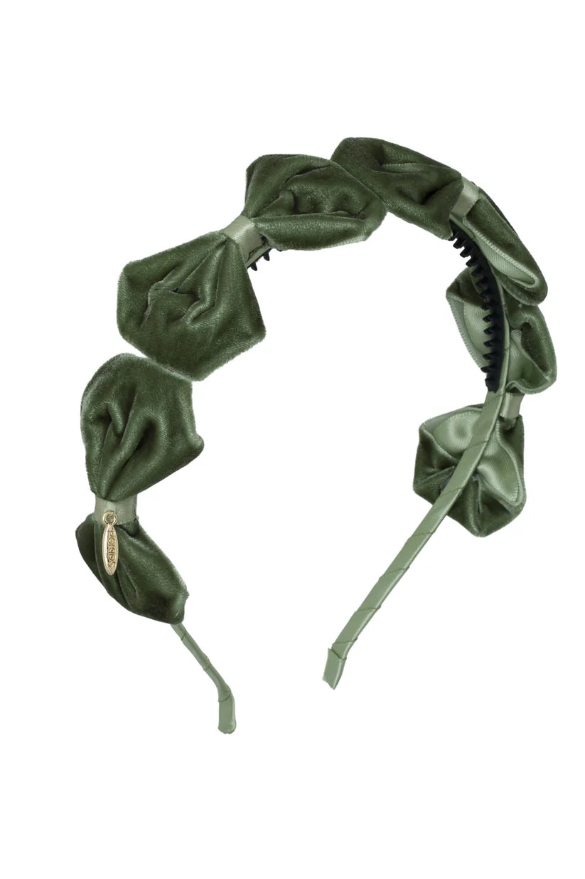 Tendu Velvet Bow Headband