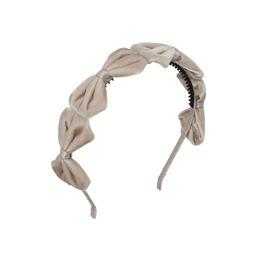 Tendu Velvet Bow Headband
