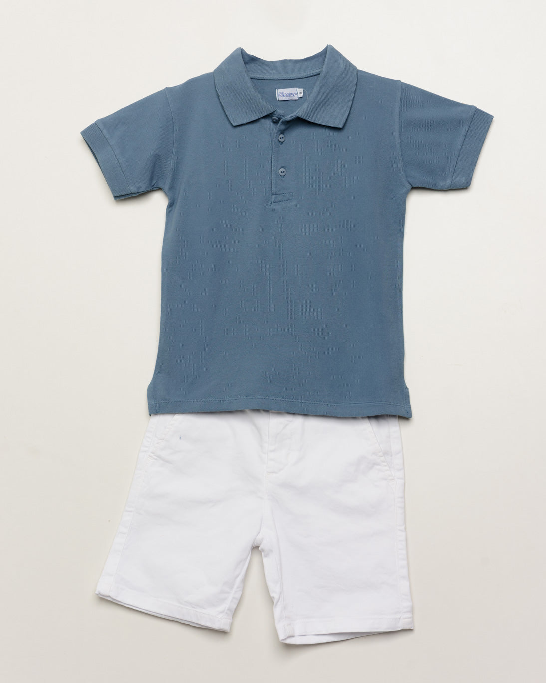 Polo Cuello Clasico - Dusty Blue