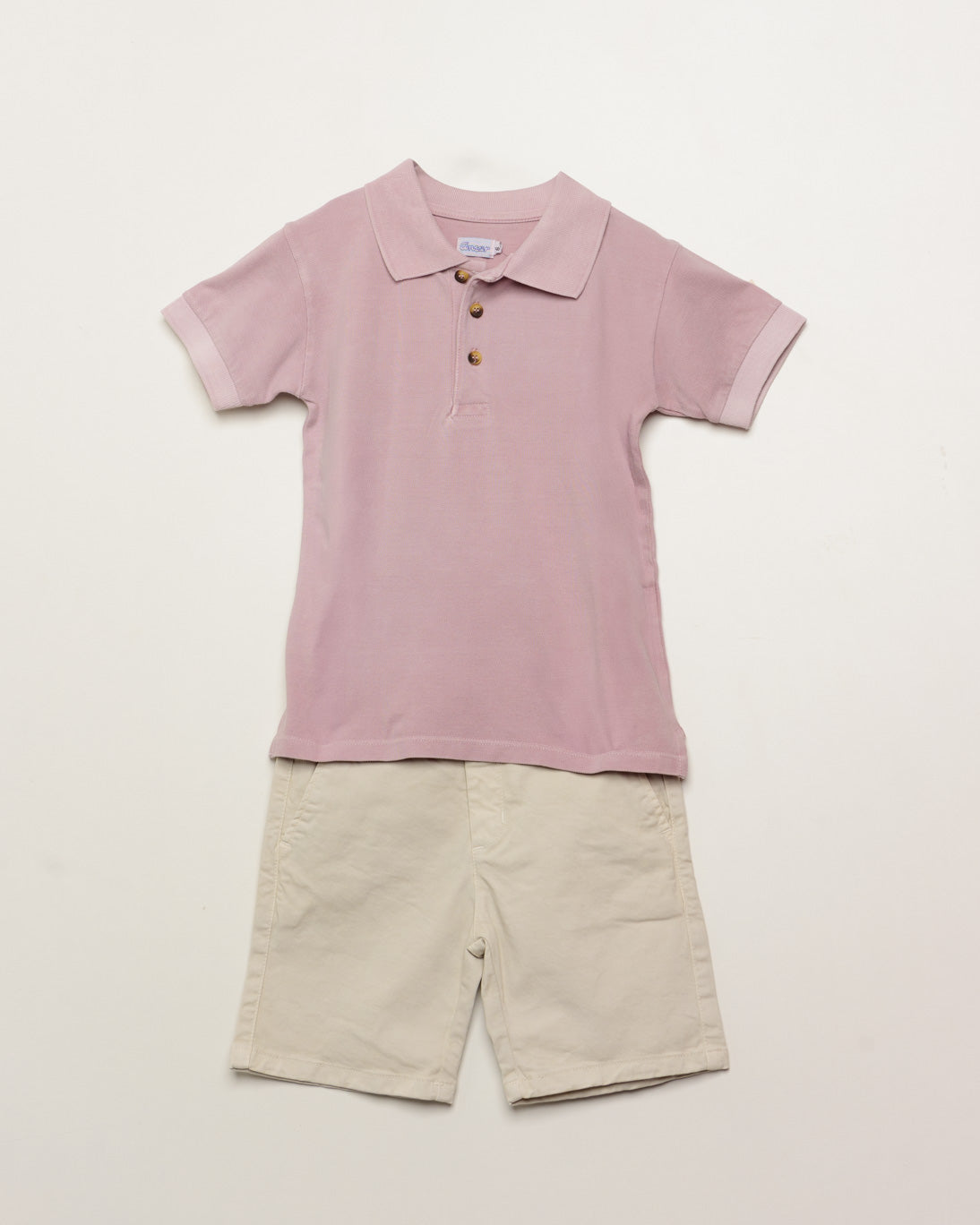 Polo Cuello Clasico - Dusty Pink