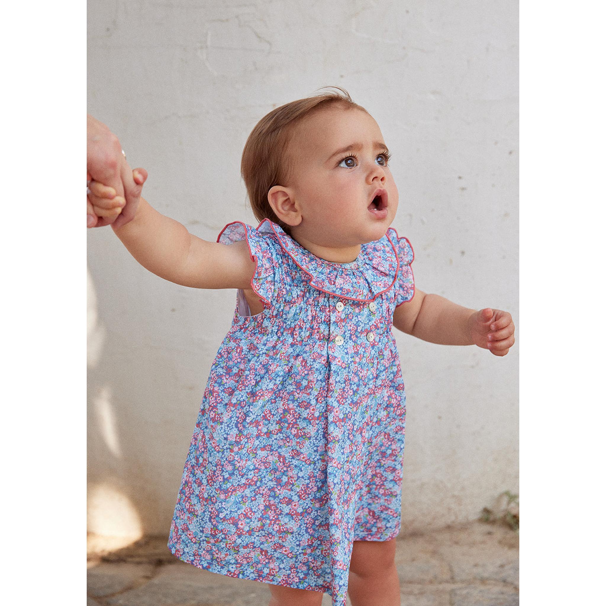 Vestido Engomado Liberty Rosa