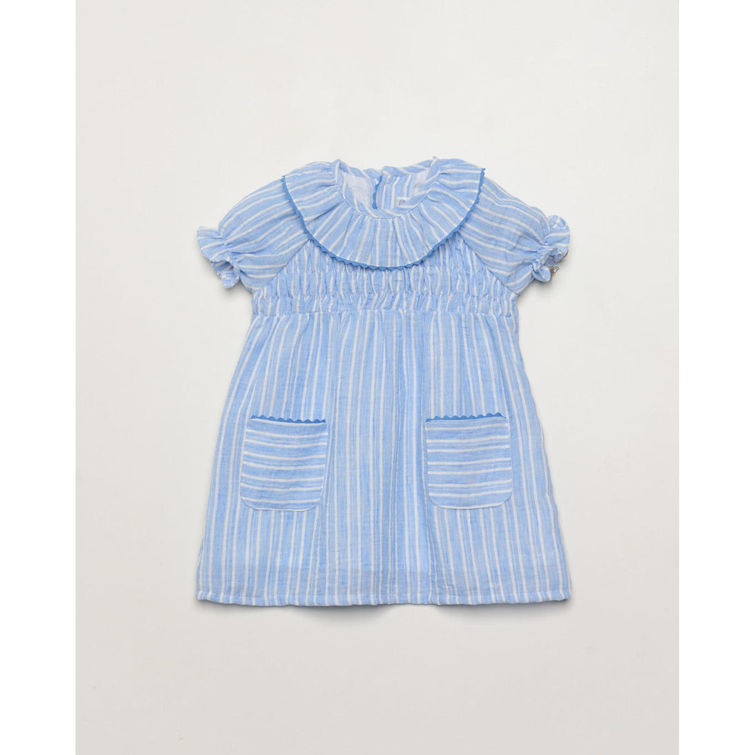 Vestido Engomado Celeste