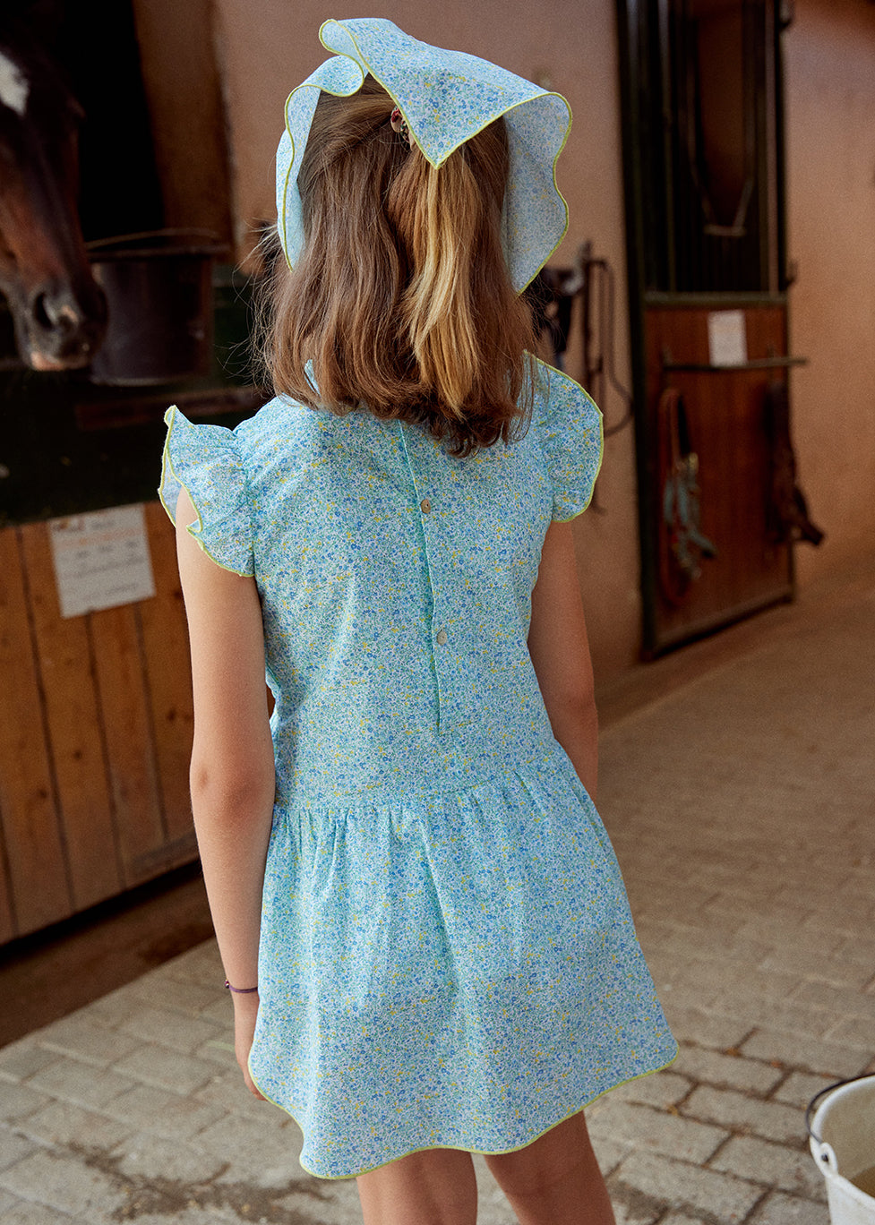 Vestido Engomado Liberty Amarillo