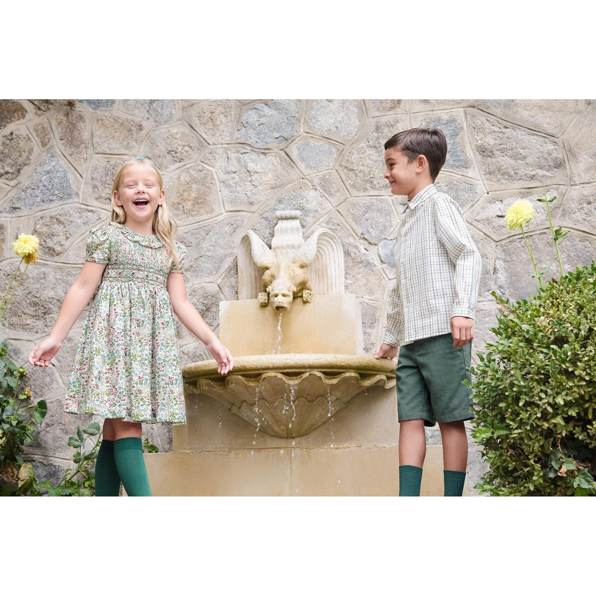 Vestido Smock Nuria Verde