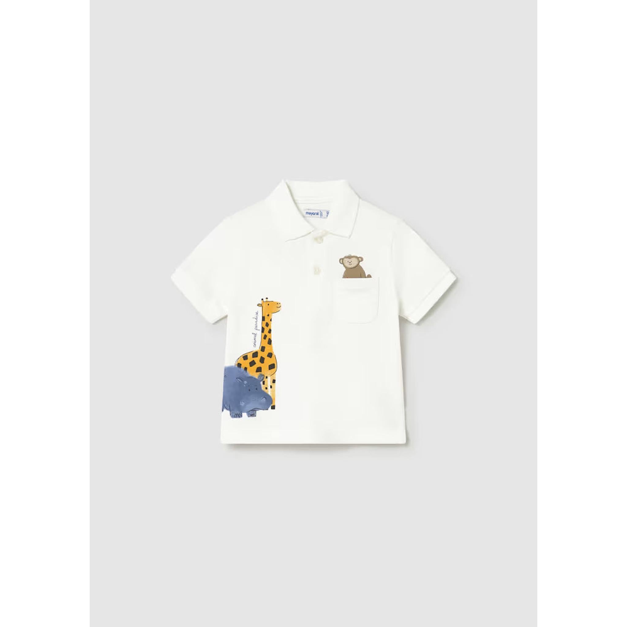 Printed Polo Shirt Set