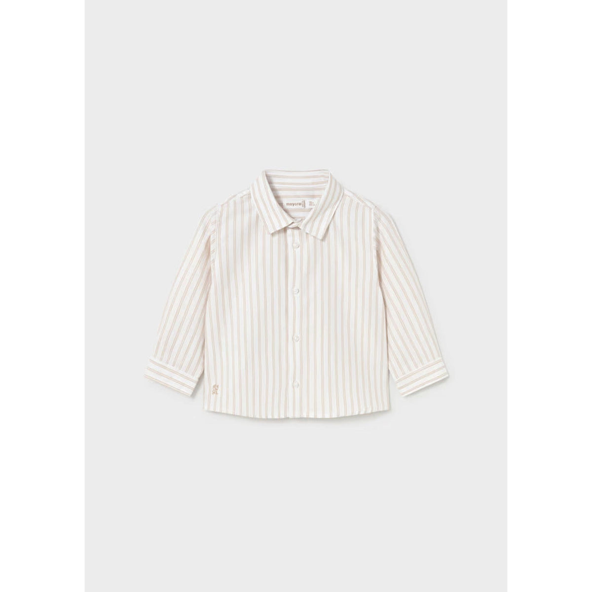 Baby Beige Stripes Jogger Set