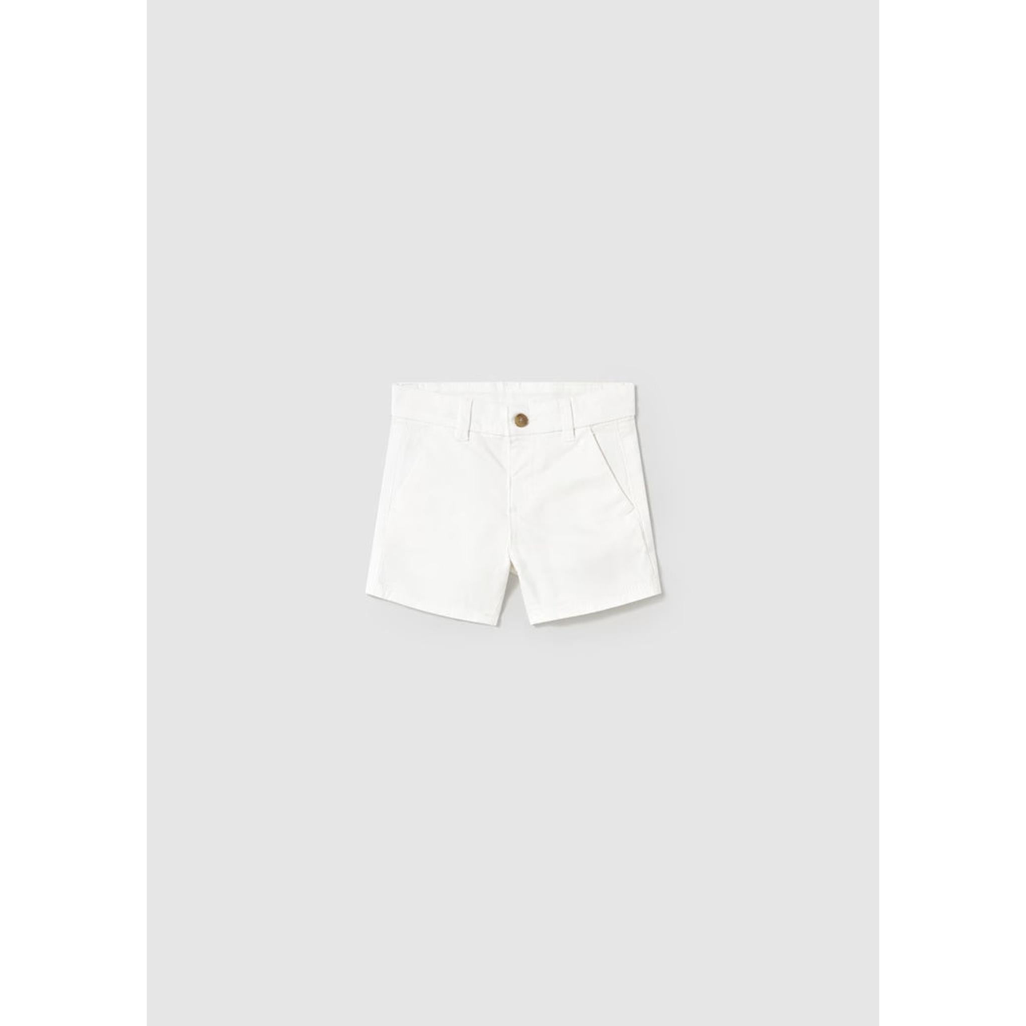 Red Polo + White Bermuda Set