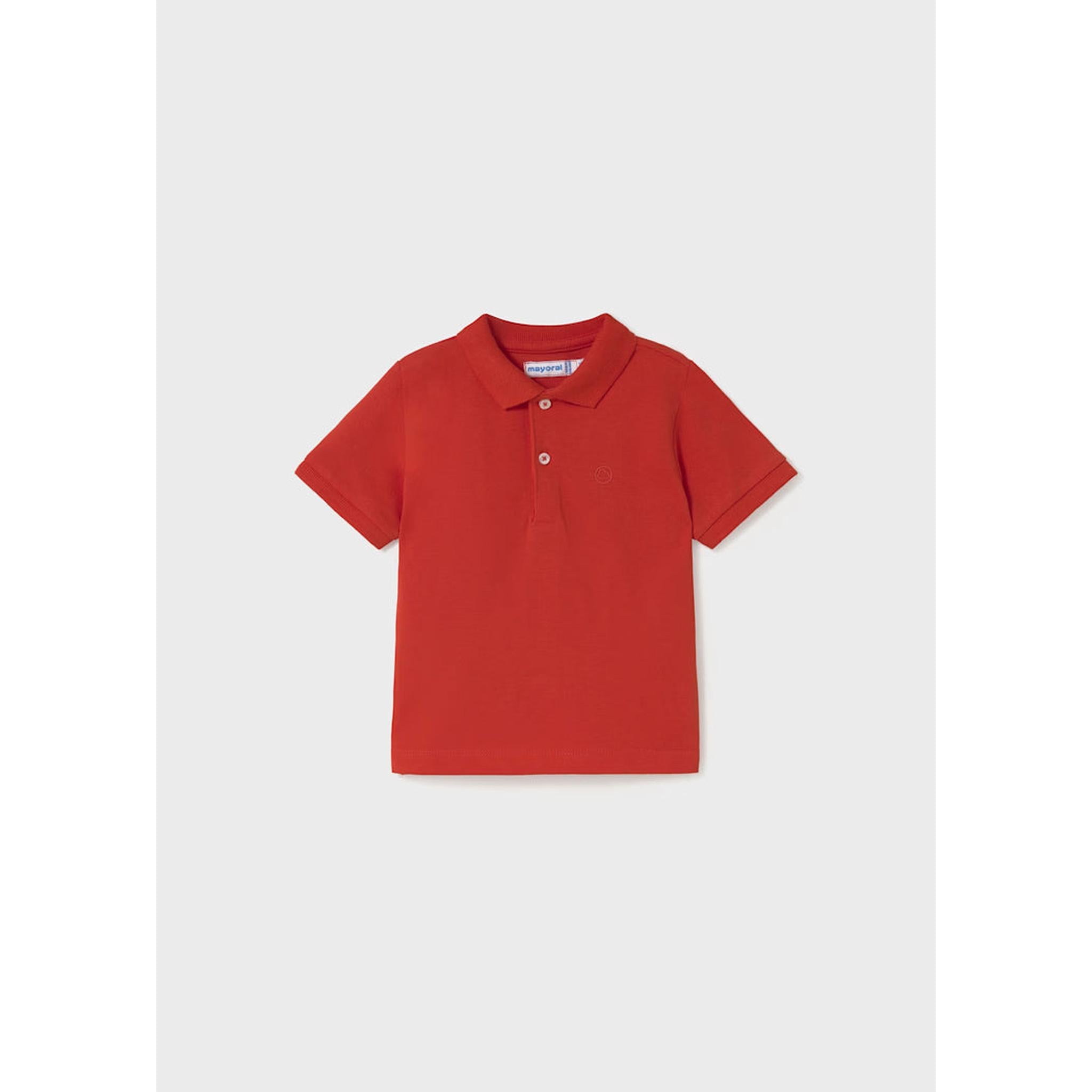 Red Polo + White Bermuda Set