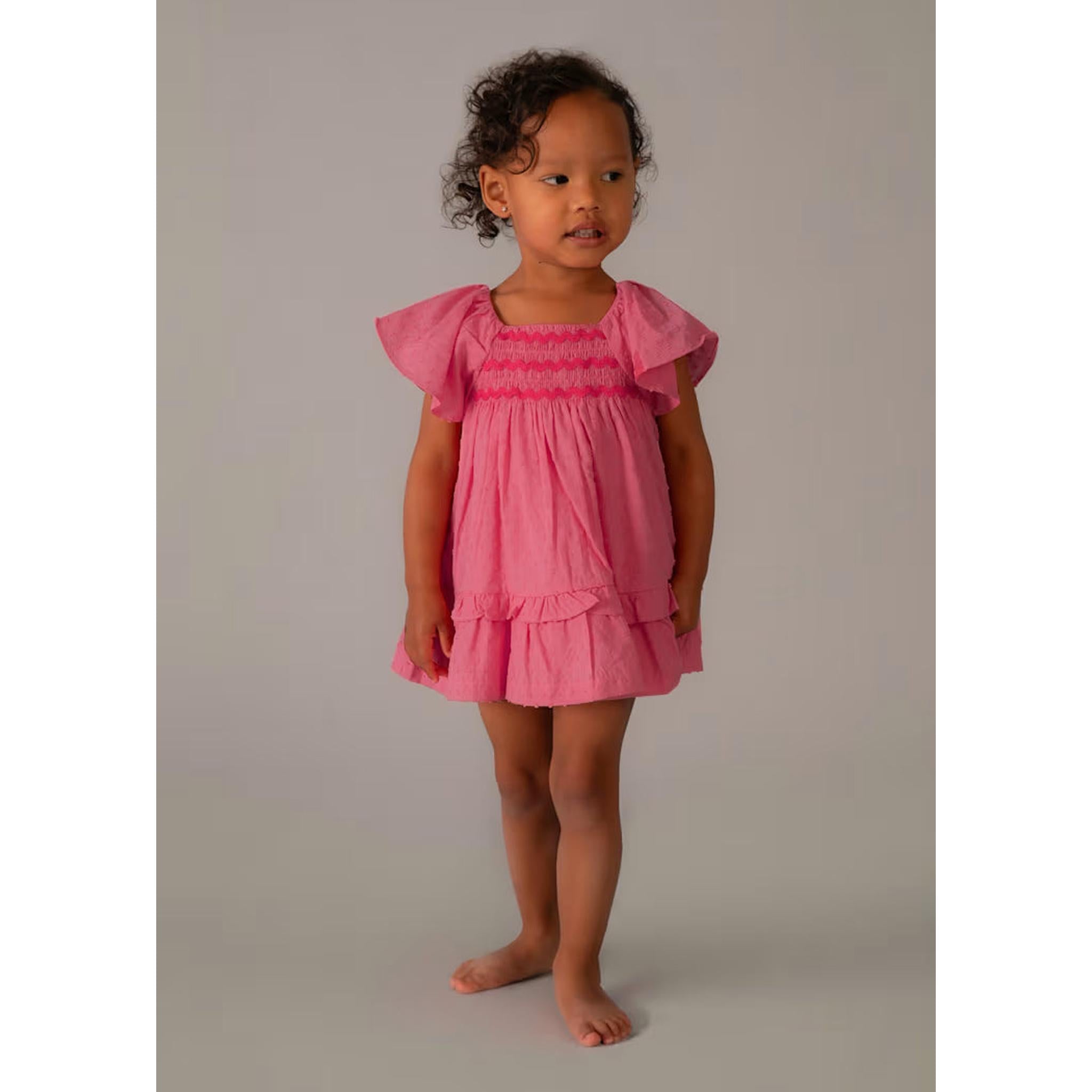 Swis Ruffled Dress
