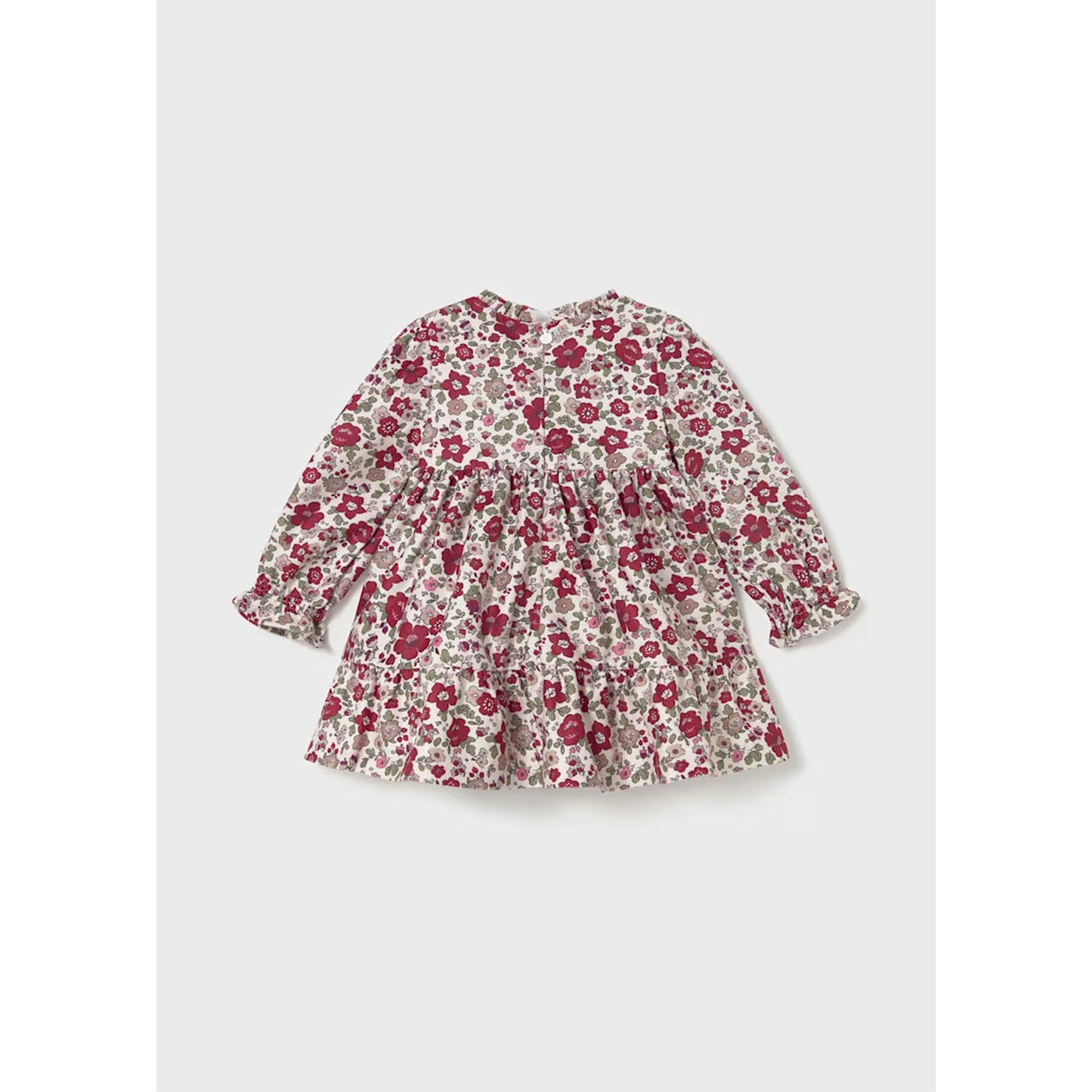 Baby Ruffled Velvet Dress