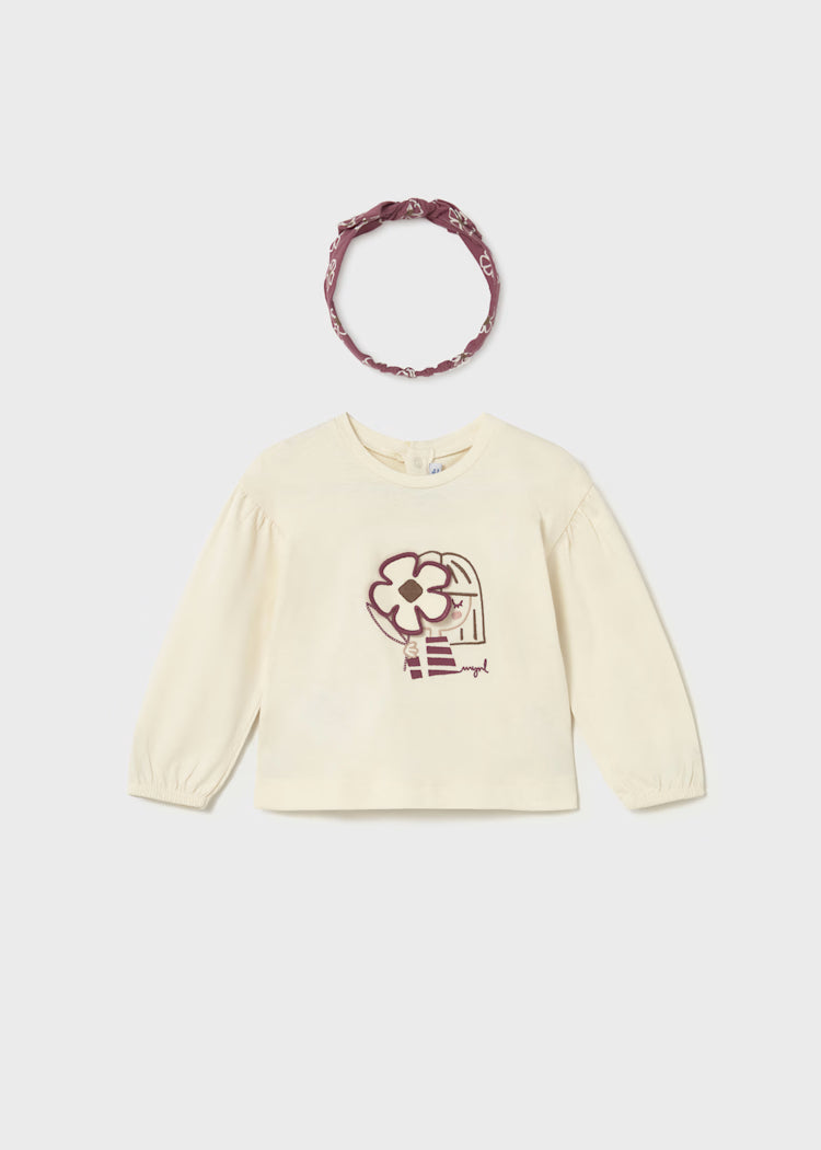 Doll Tshirt Headband Legging Set