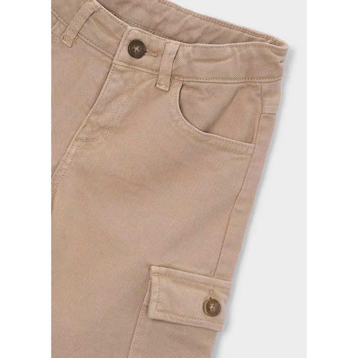 Boy Mixed Fabric Polo Cargo Set
