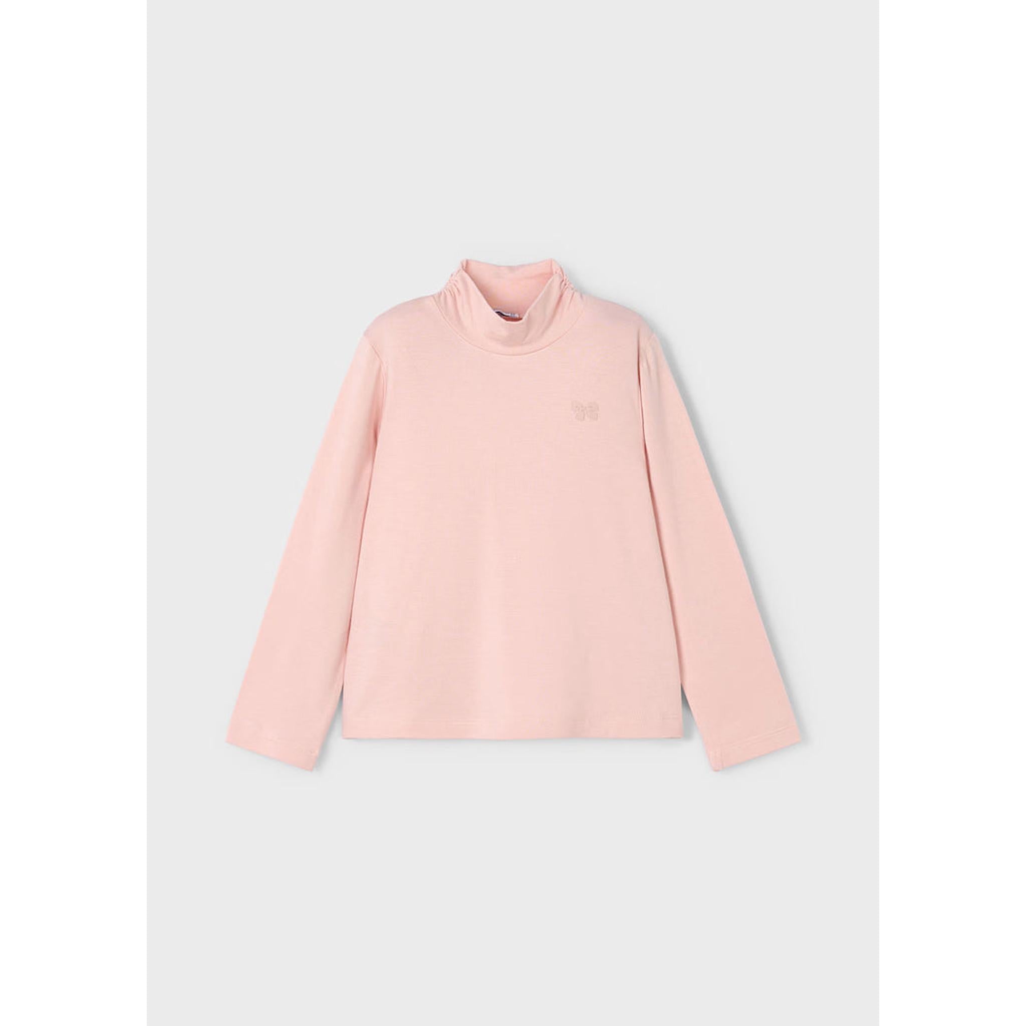 Girl Basic Mock-Neck T-Shirt