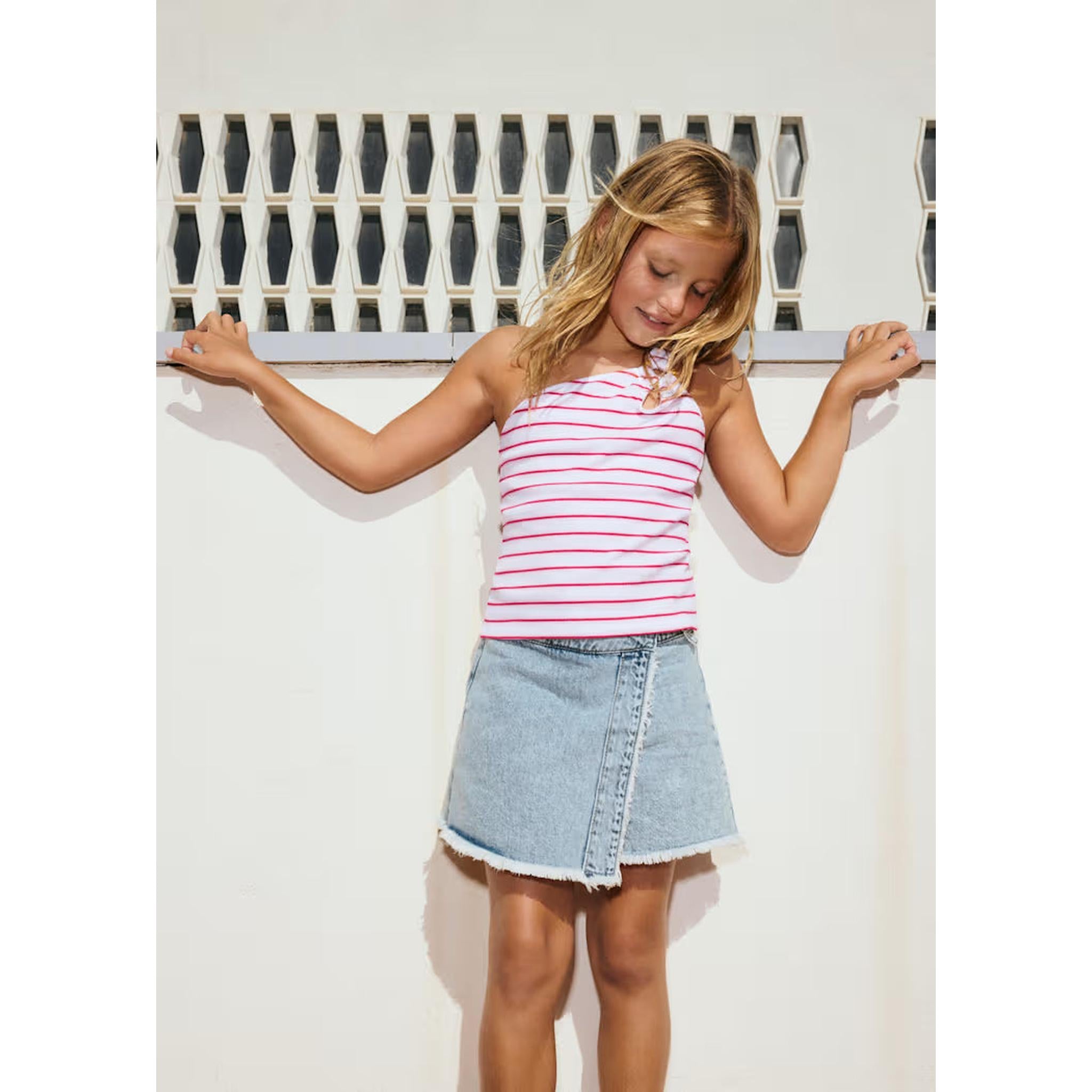 Girl Denim Skort