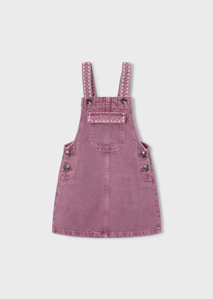Girl Embroidered Overall Skirt