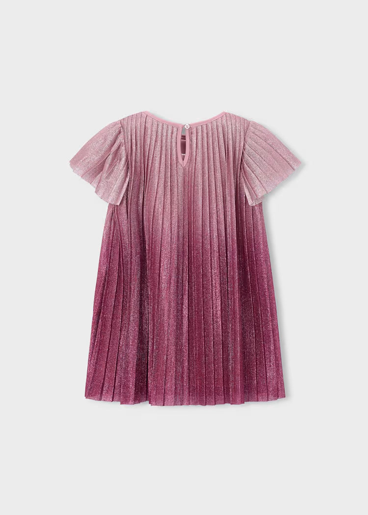 Gradient Pleated Dress