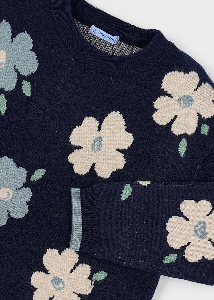 Girl Jacquard Sweater
