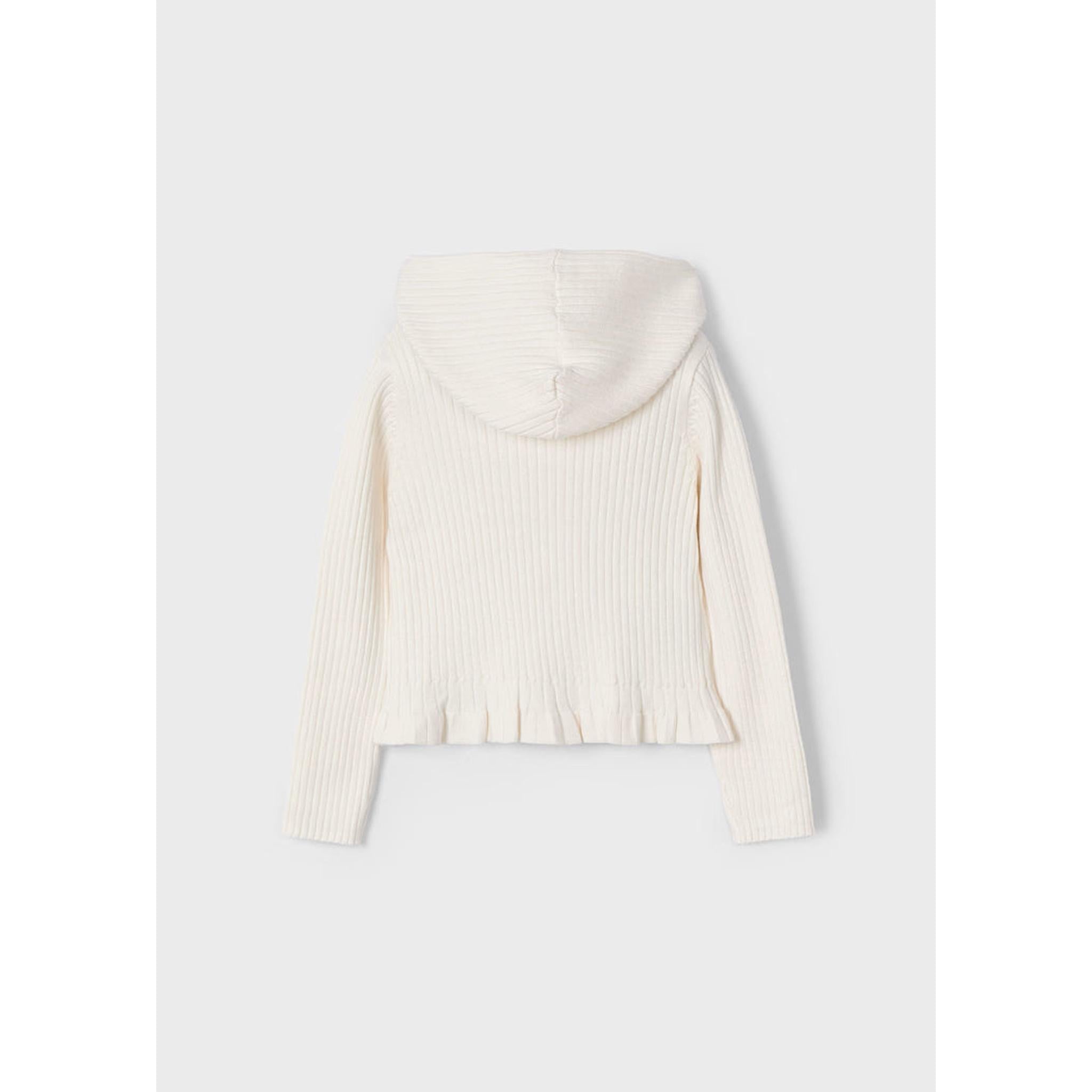 Ribbed Hooded Cardigan