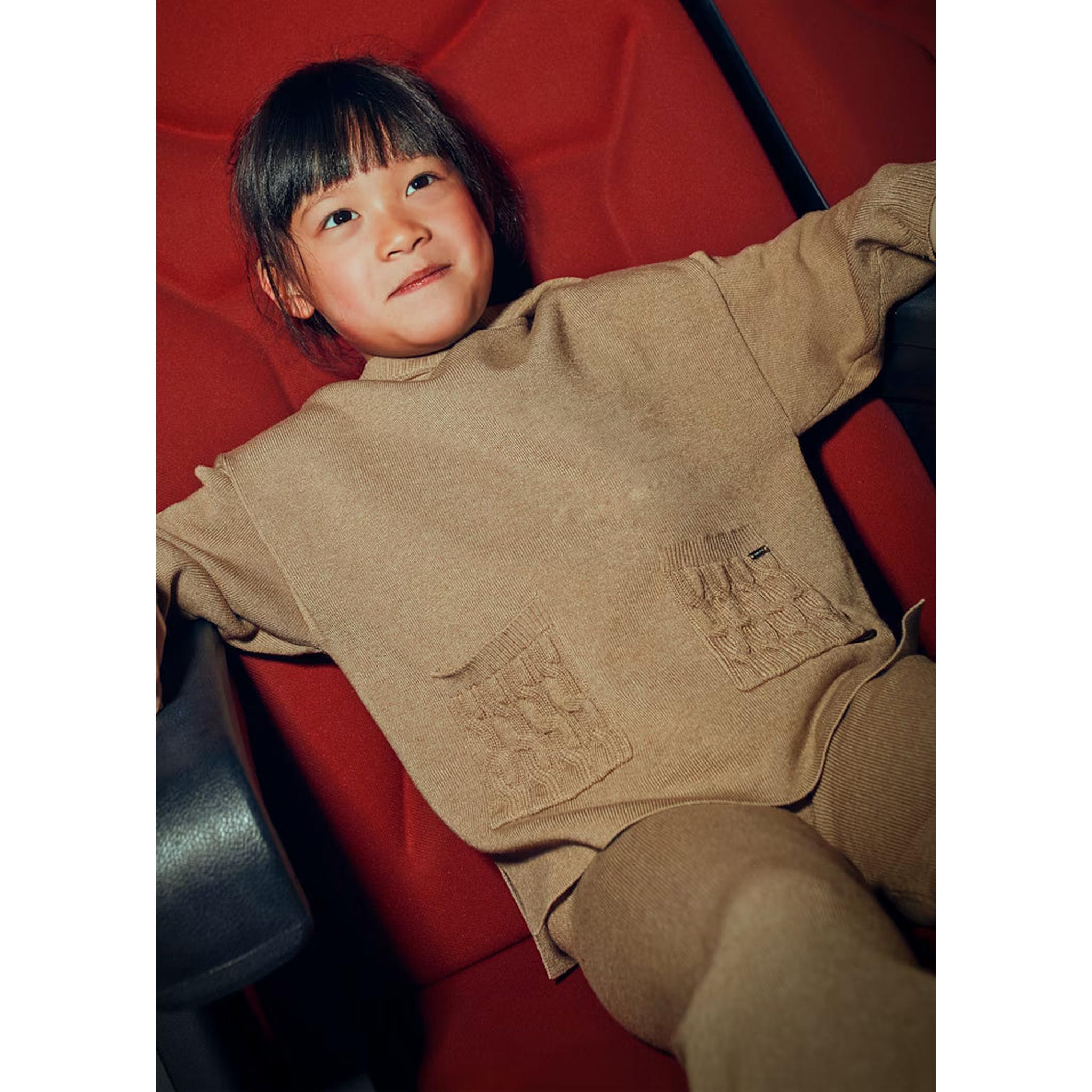Girl Knit Pants and Hoodie Set