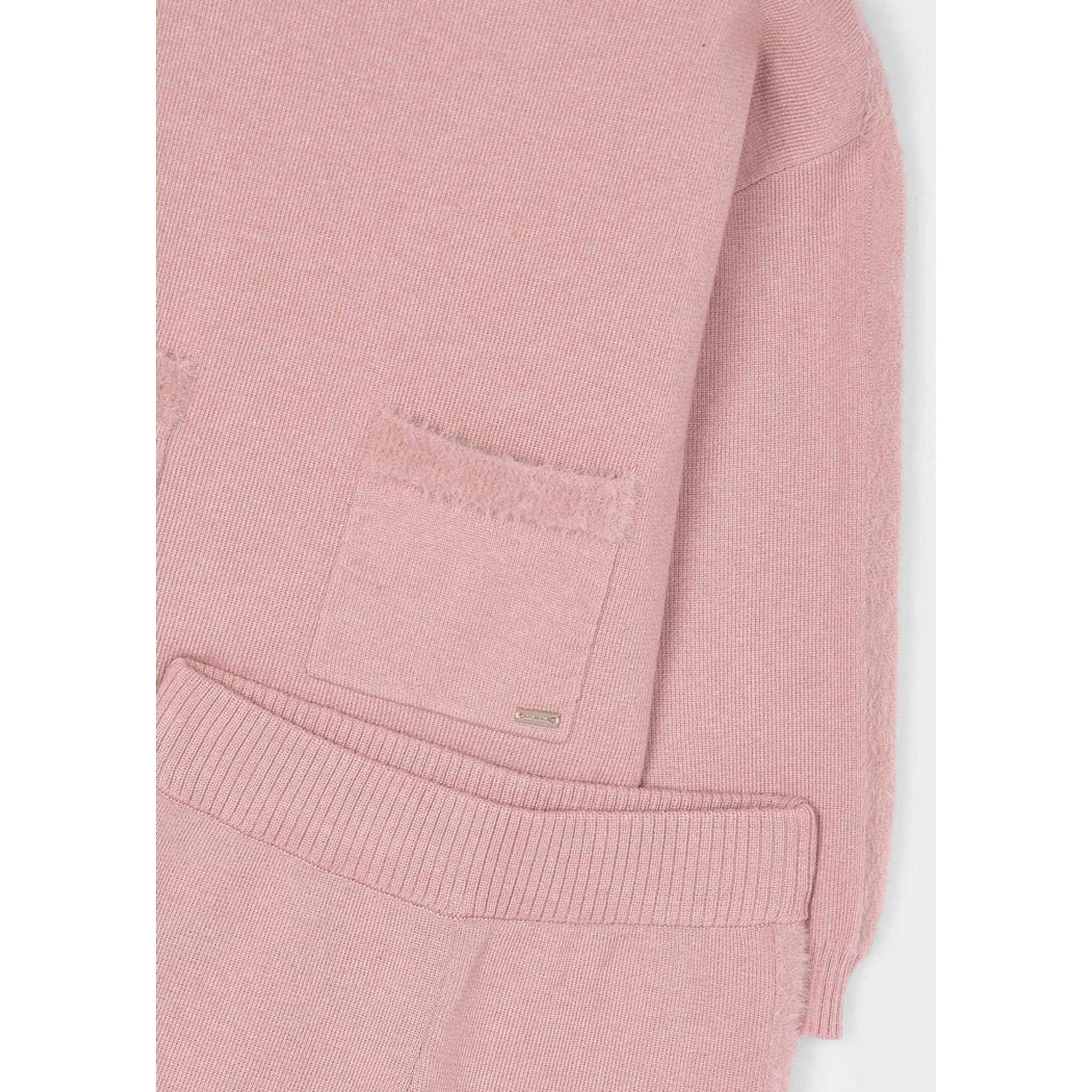 Girl Knit Pants and Hoodie Set
