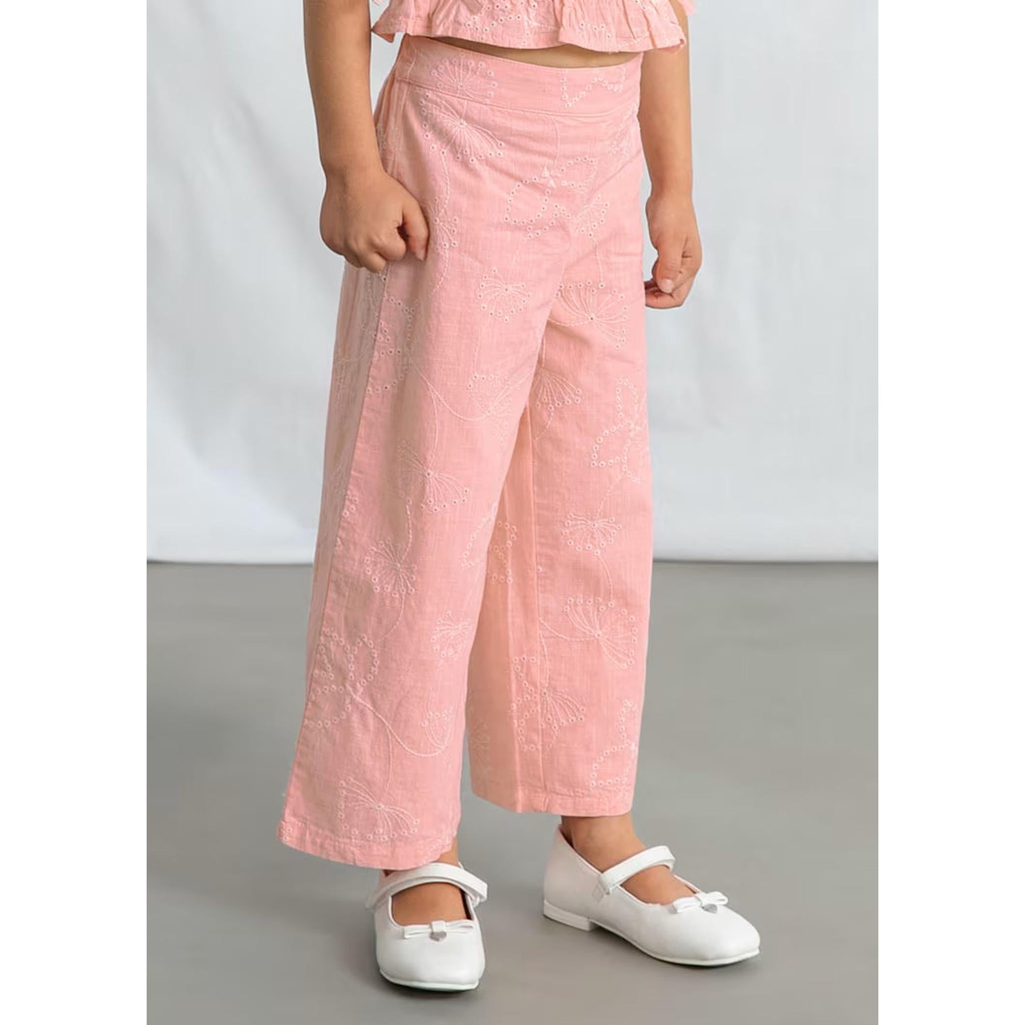 Girl Pants and Ruched Top Set
