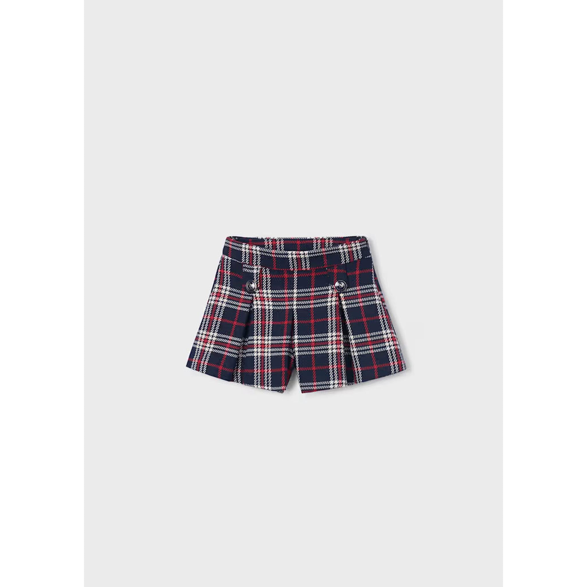 Girl Plaid Short Set