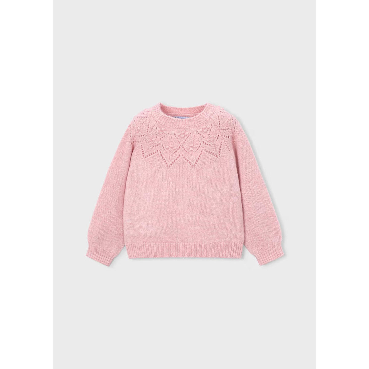 Girl Pointelle Sweater