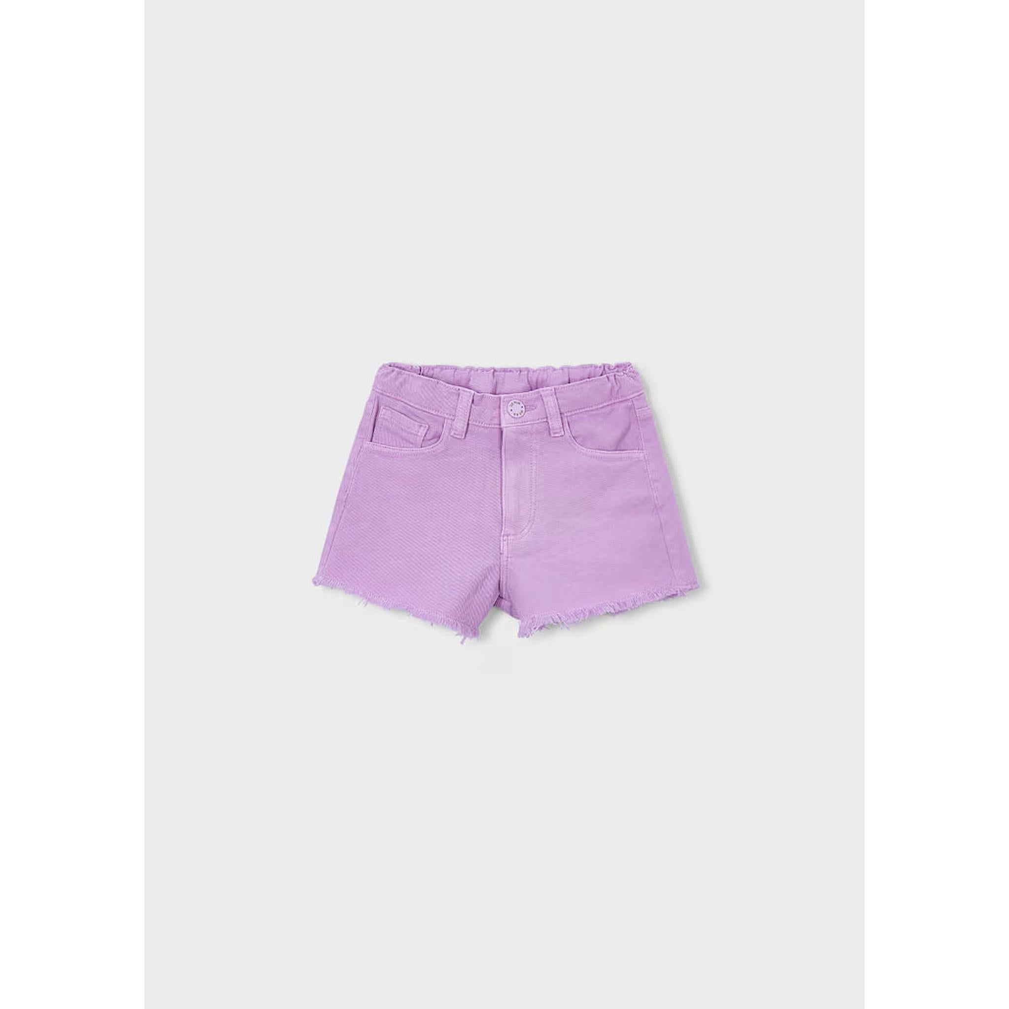 Girl Graphic T-shirt with Hair Tie Short Set