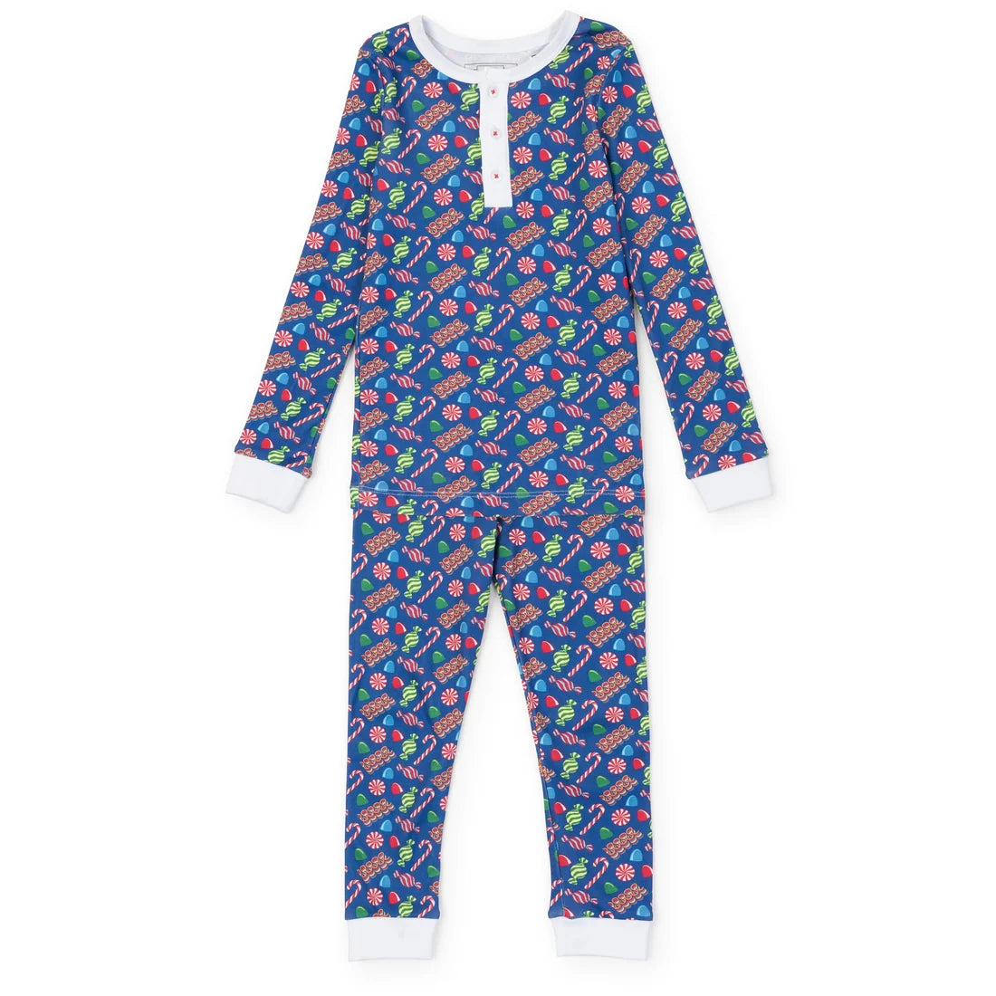 PRE ORDER Jack Boys' Pajama Pant Set - Christmas Candy Blue