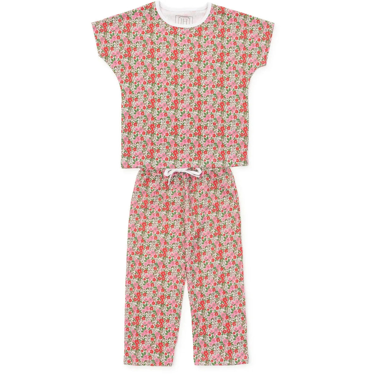 PRE ORDER Merrick Girls' Pant Set - Floral Noel