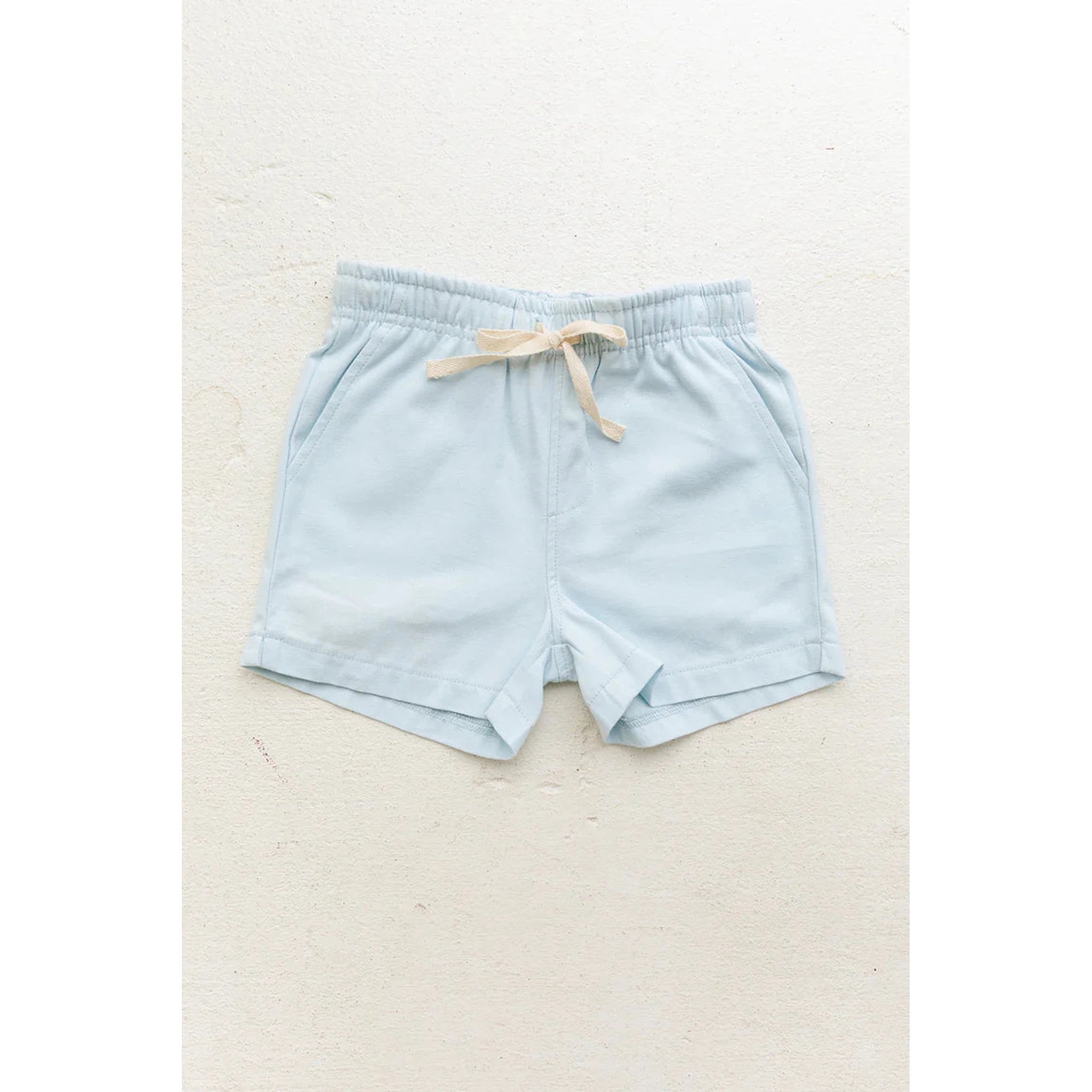 Blue Linen Short Set