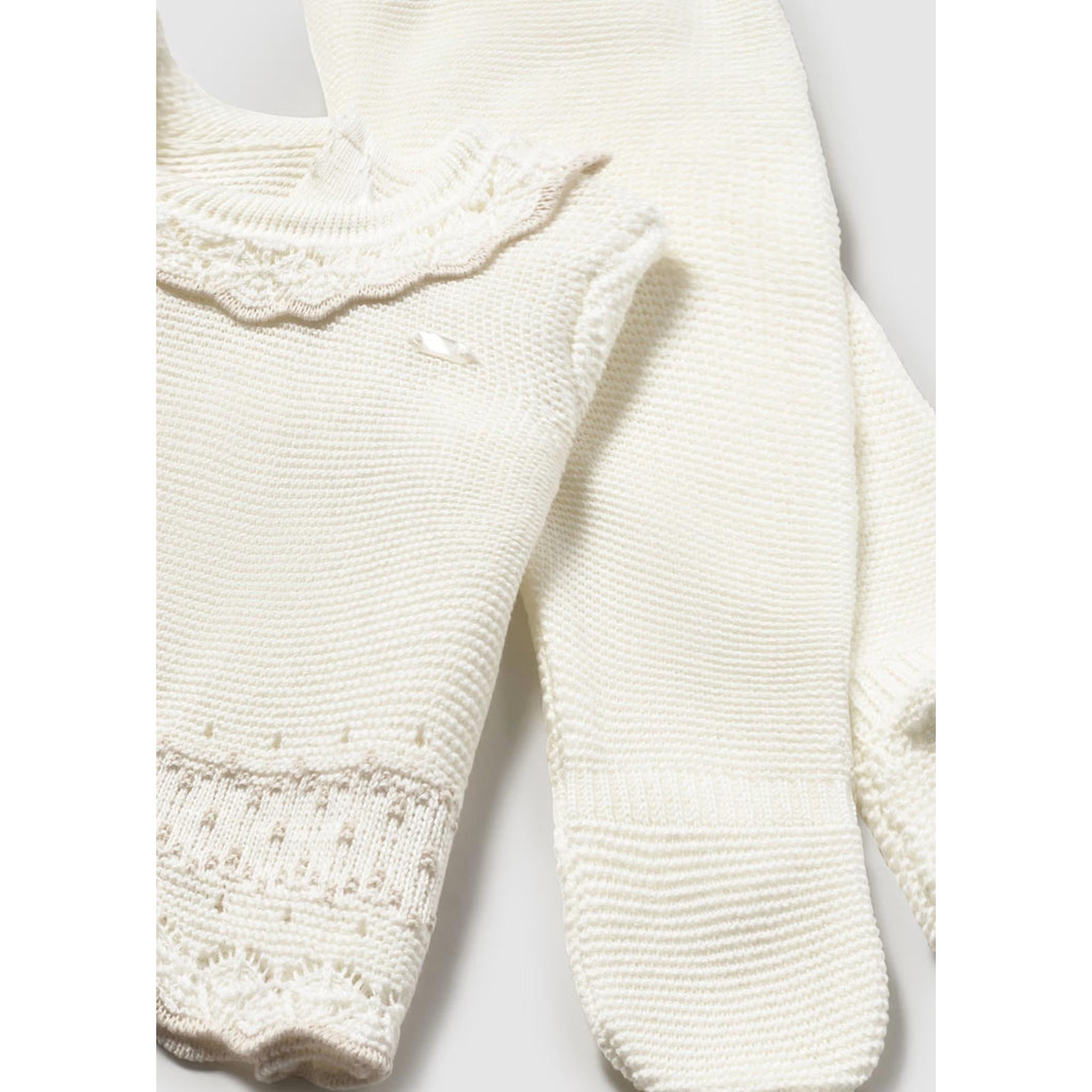 Newborn Girl 3-Piece Knit Set