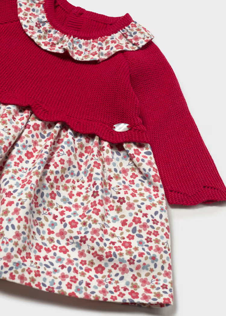 Newborn Girl Knit Dress