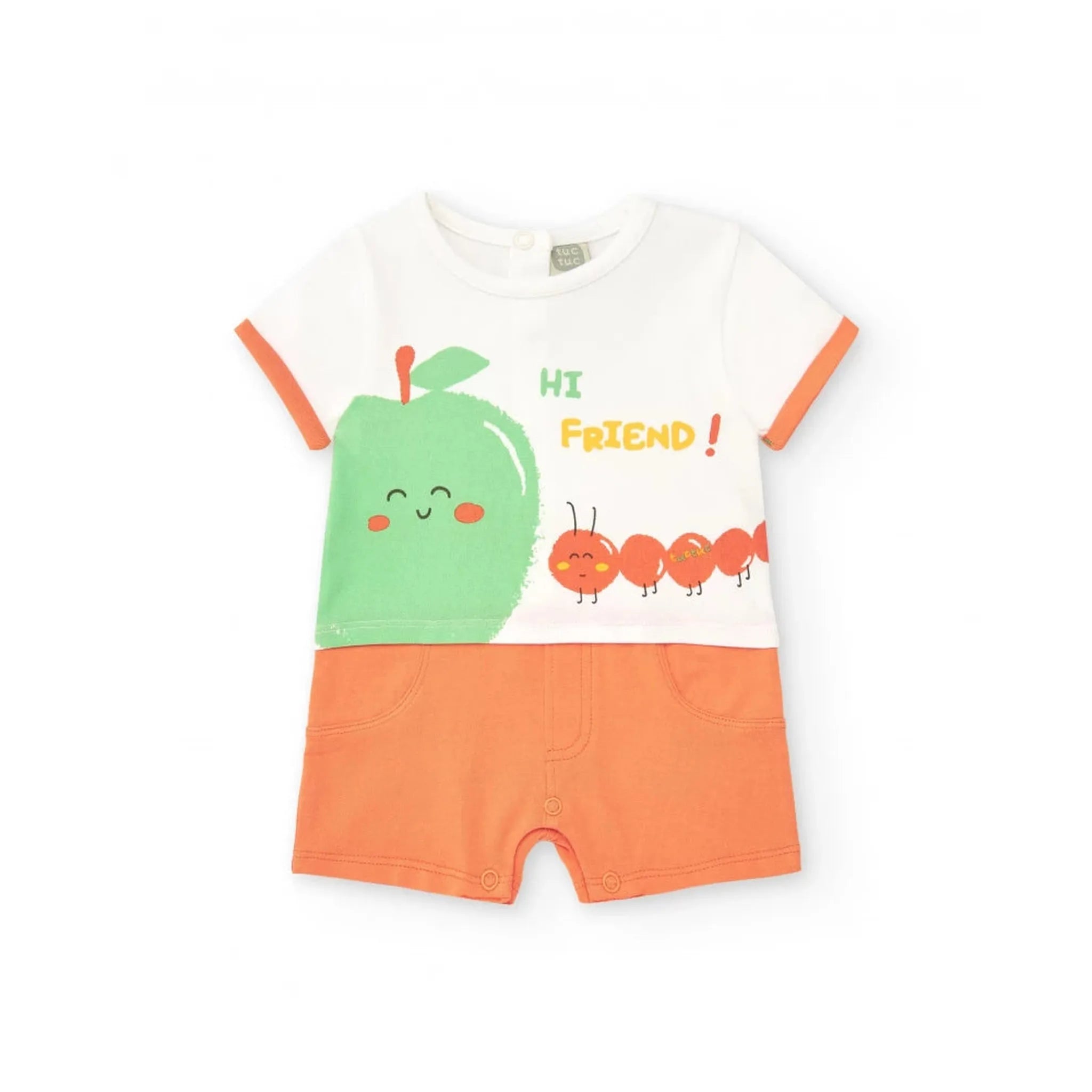 Healthy Apple Boy Romper