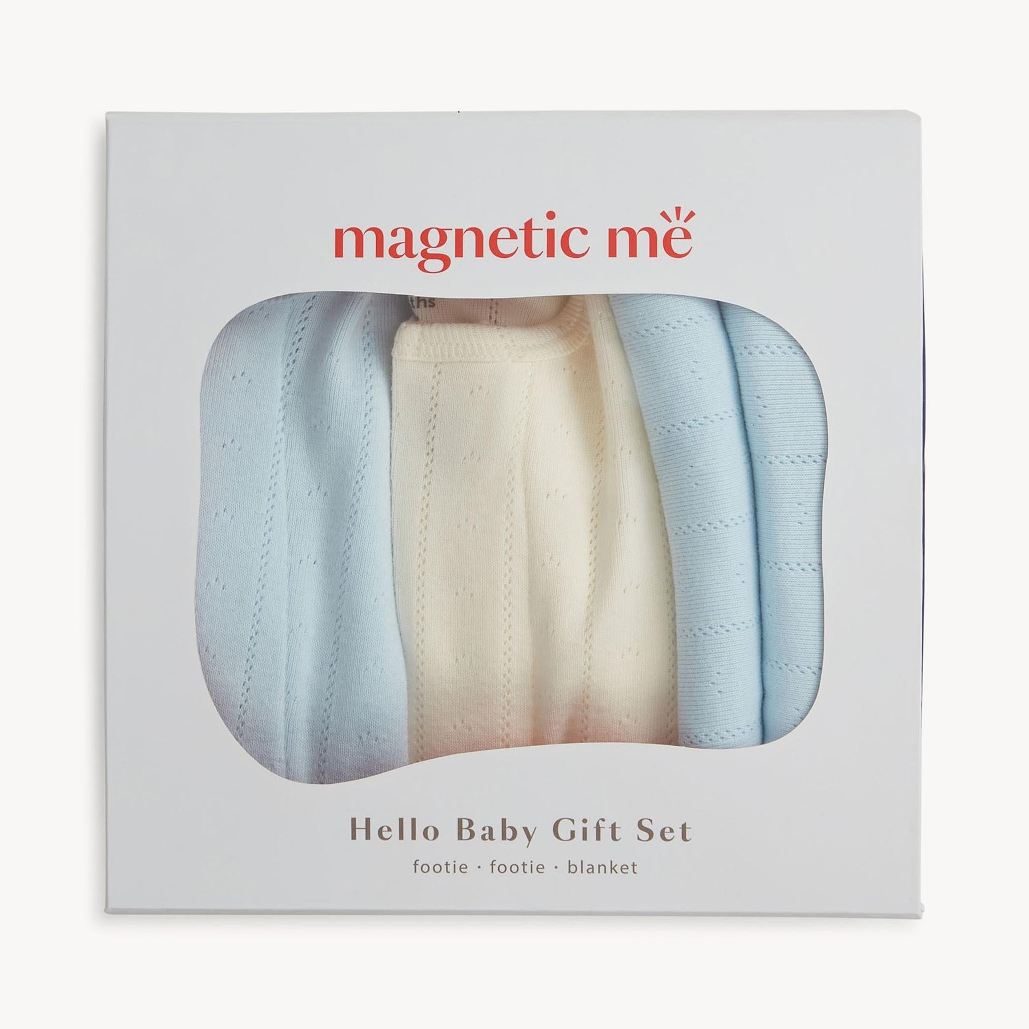 Sky Blue Pointelle 3pc Gift Set
